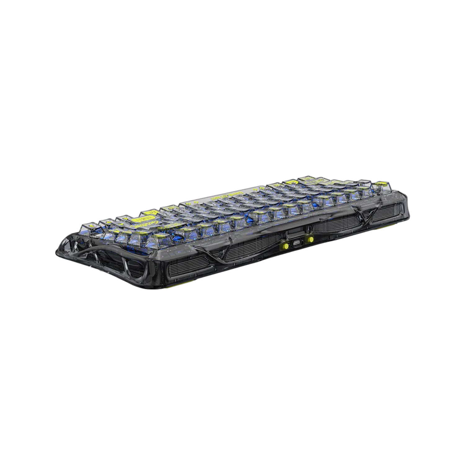TECLADO GAMER INALÁMBRICO GRAVASTAR MERCURY K1 LITE INGLÉS RGB TRANSPARENTE BLACK - 3