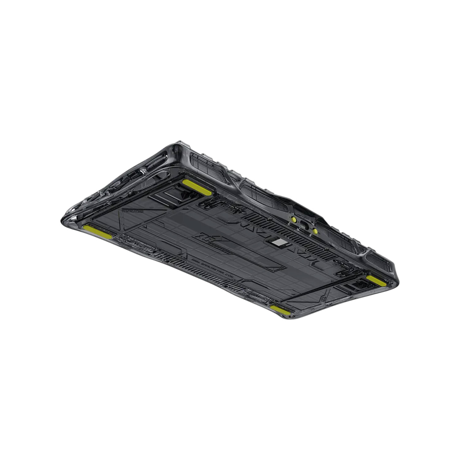 TECLADO GAMER INALÁMBRICO GRAVASTAR MERCURY K1 LITE INGLÉS RGB TRANSPARENTE BLACK - 5