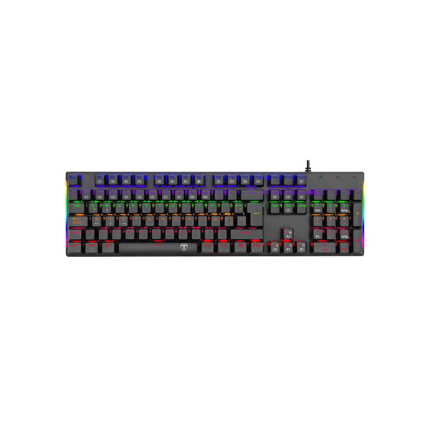 KIT GAMER T-DAGGER 3 EN 1 TECLADO TRIDENT + AUDÍFONOS SONA + MOUSE NAXOS - 3