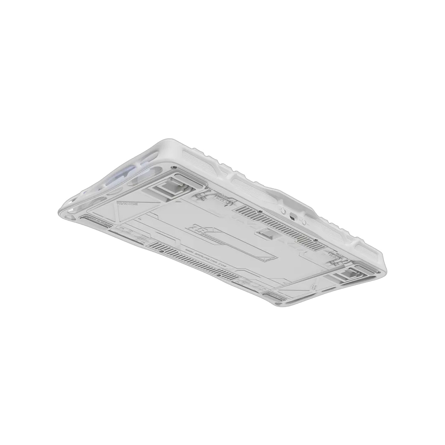 TECLADO GAMER INALÁMBRICO GRAVASTAR MERCURY K1 INGLÉS RGB GRADIENT WHITE - 5