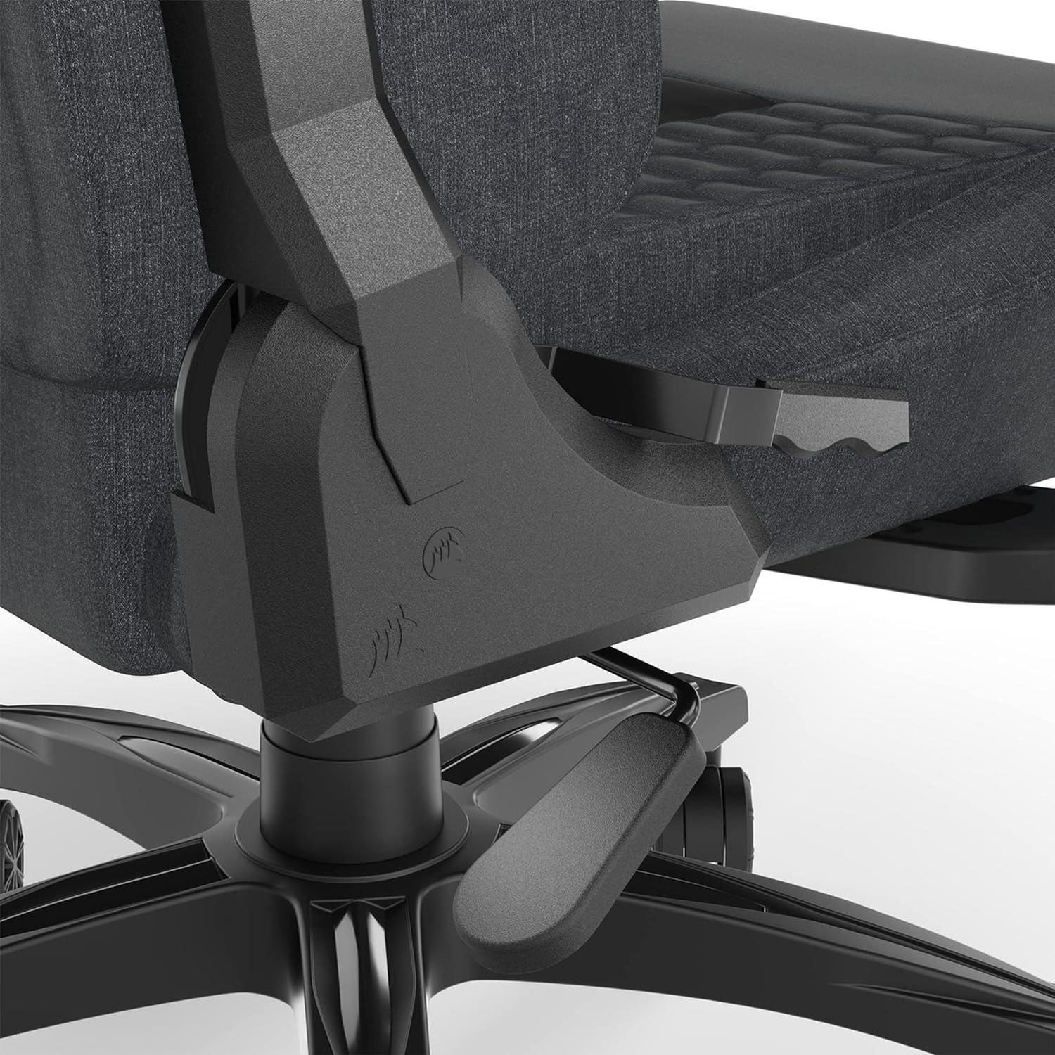 SILLA GAMER CORSAIR TC100 RELAXED TELA GREY BLACK - 3