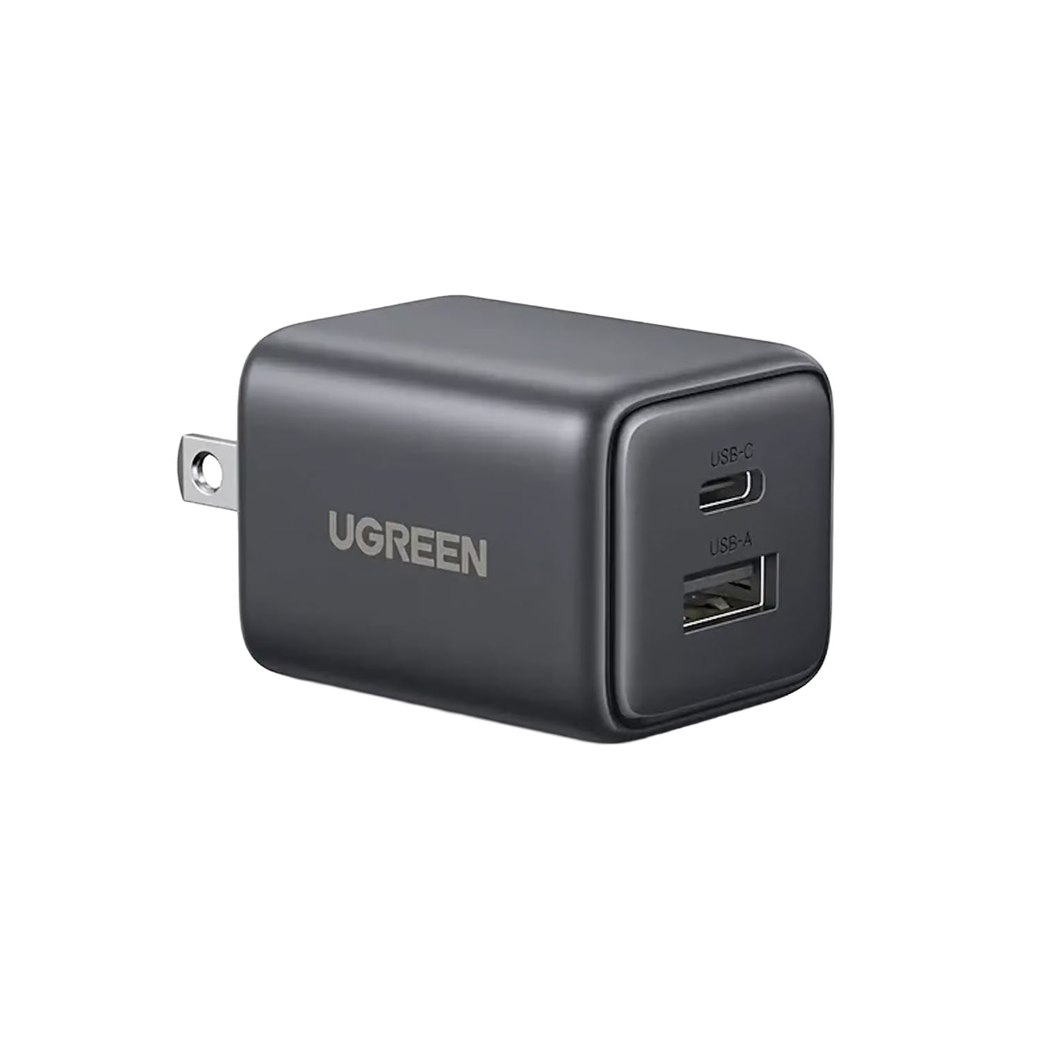 CARGADOR UGREEN 20W GAN USB-C + USB-A CARGA RÁPIDA X514-55533 - 1
