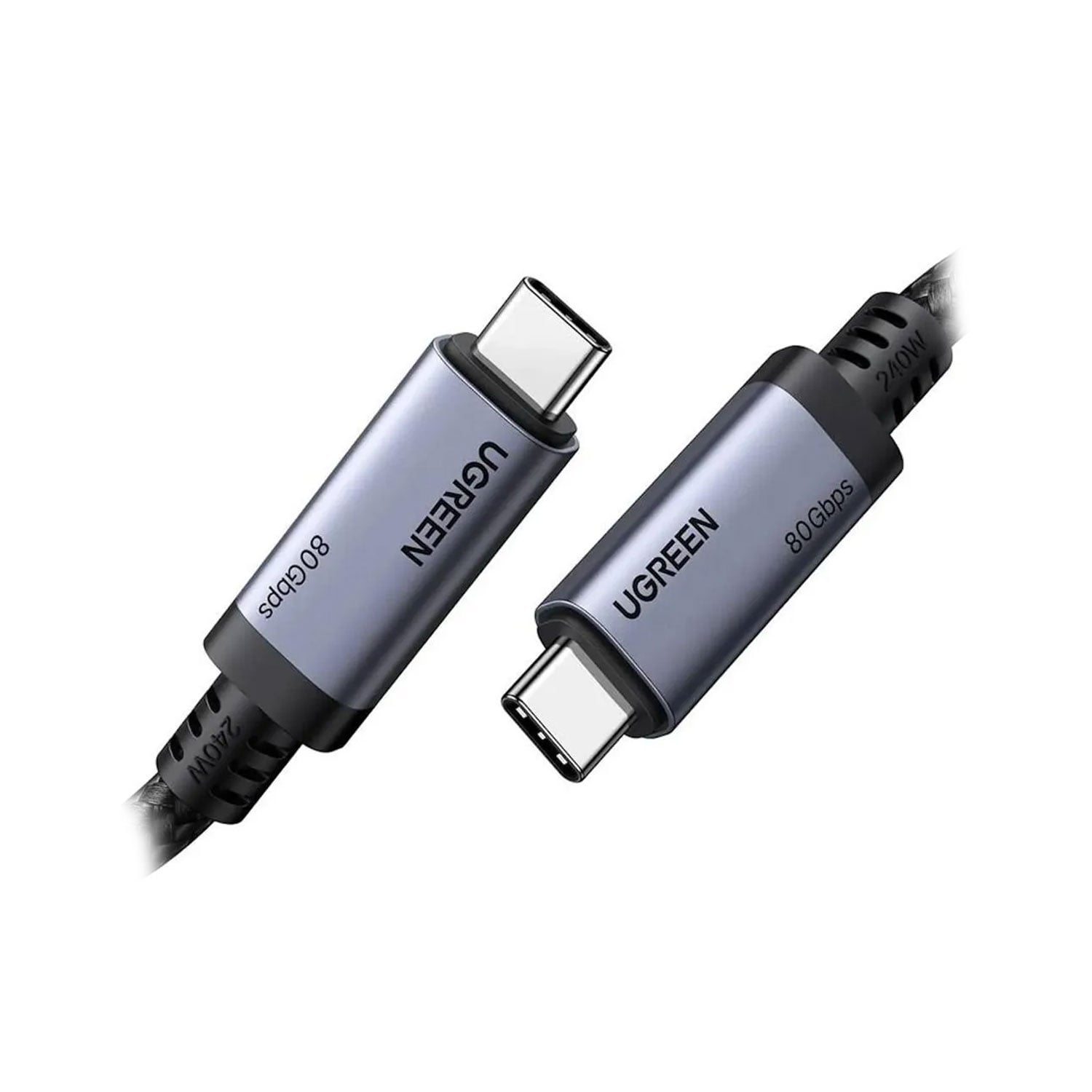 CABLE USB4 UGREEN USB-C 5A 1M CARGA RÁPIDA Y ALTA VELOCIDAD L706-65383 - 2