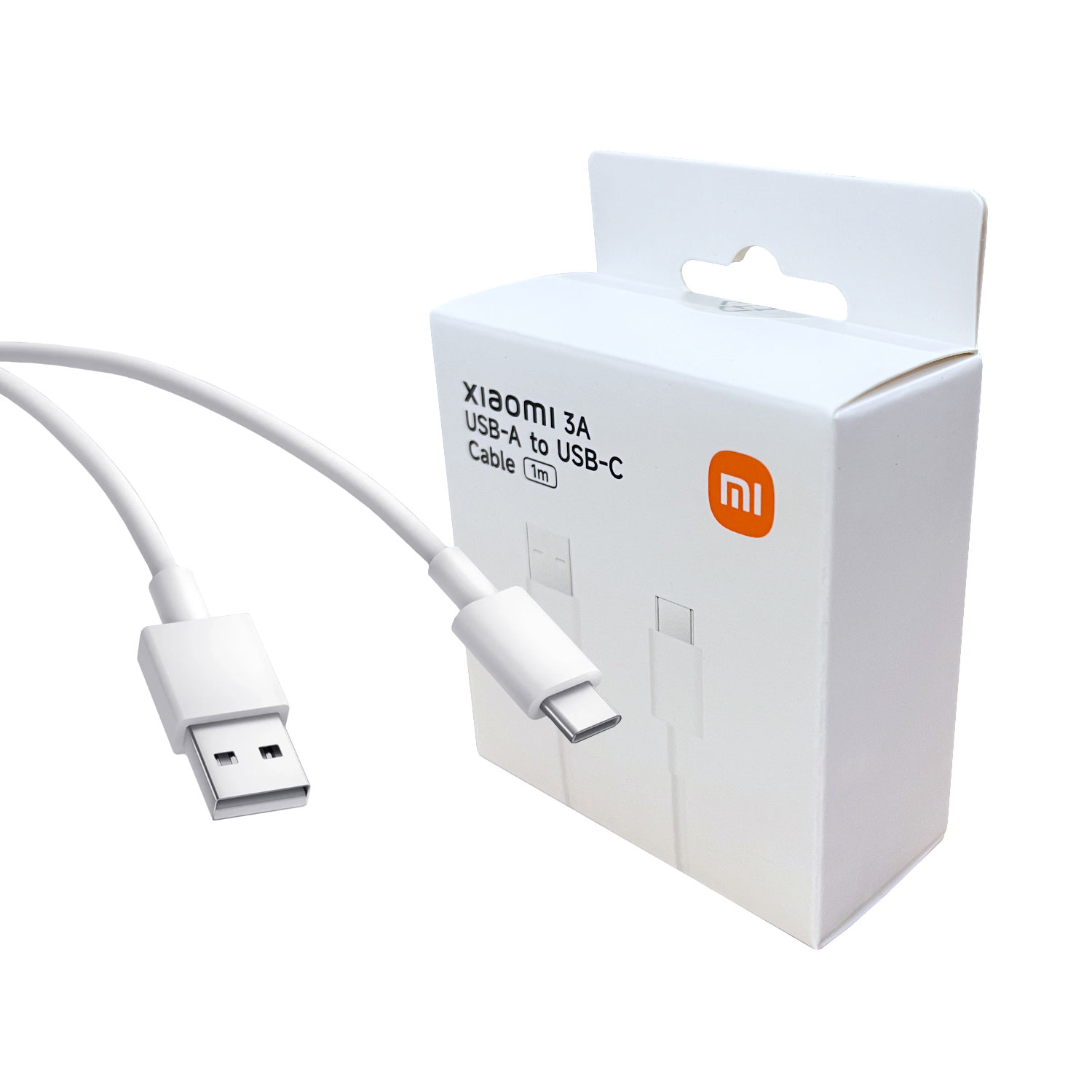 CABLE XIAOMI USB-A TO USB-C 3A CARGA RAPIDA 1M WHITE - 2