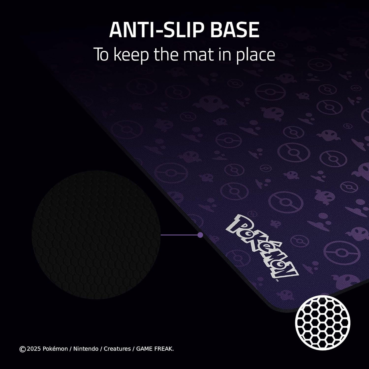 MOUSE PAD RAZER GIGANTUS V2 SOFT GAMING MAT XXL POKEMON GENGAR EDITION - 5