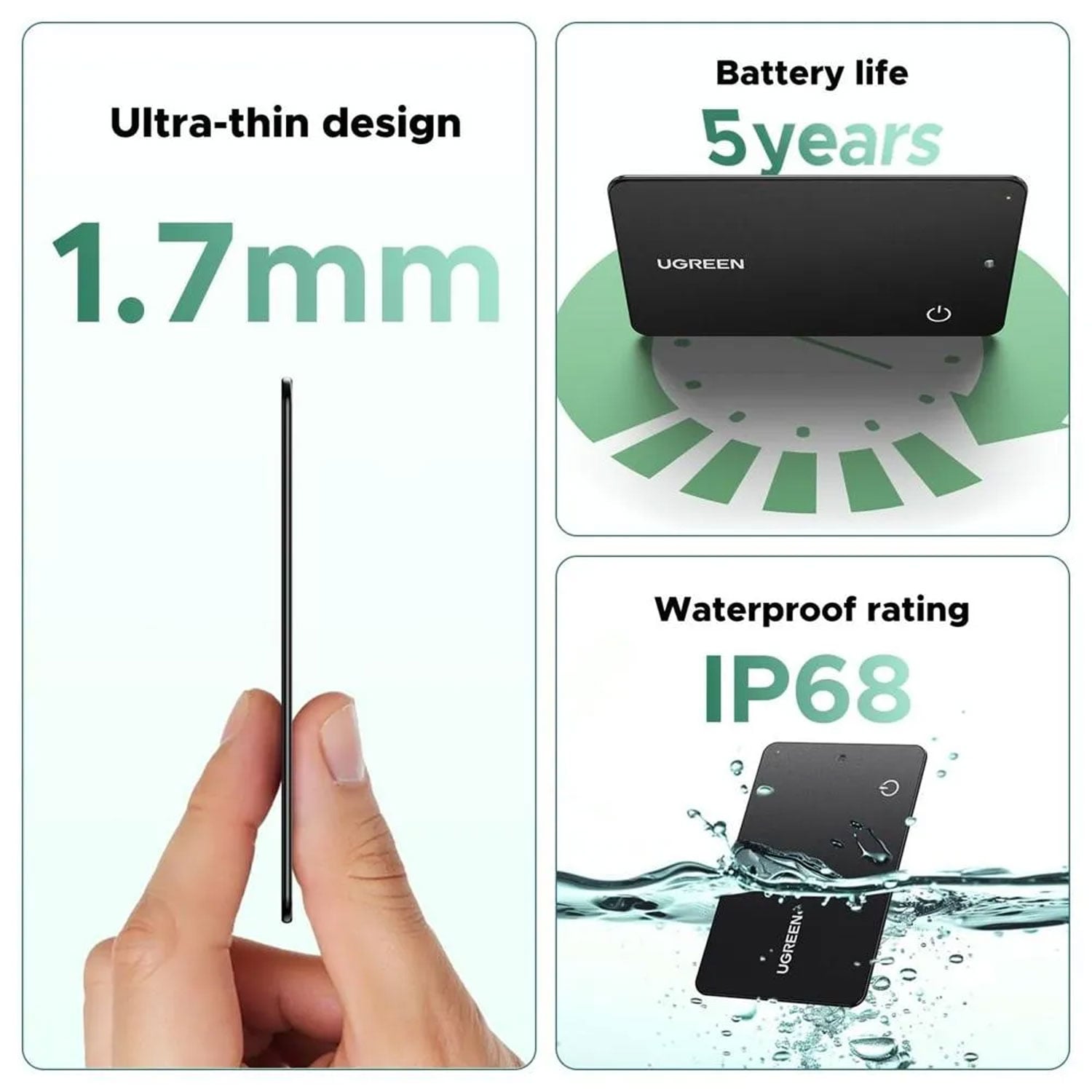 LOCALIZADOR UGREEN FINE SLIM PRO BLUETOOTH CM915-75497 - 4