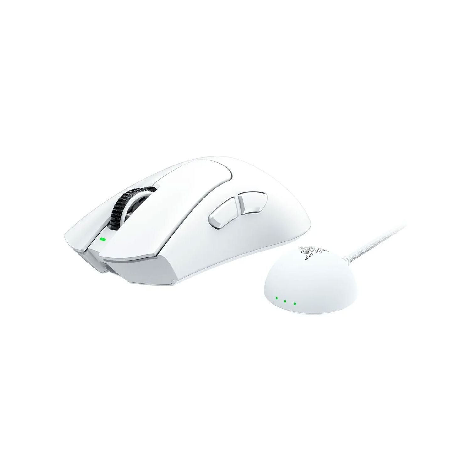MOUSE GAMER RAZER DEATHADDER V4 PRO WIRELESS 45K DPI HYPERPOLLING 8000HZ SWITCH ÓPTICO BLANCO - 2