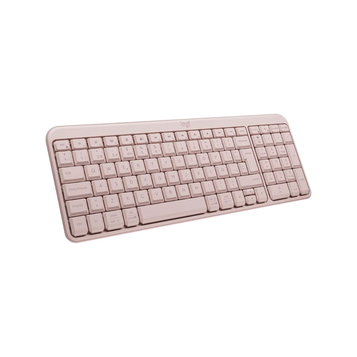 TECLADO LOGITECH K250 BLUETOOTH INALÁMBRICO ESPAÑOL ROSA - 1