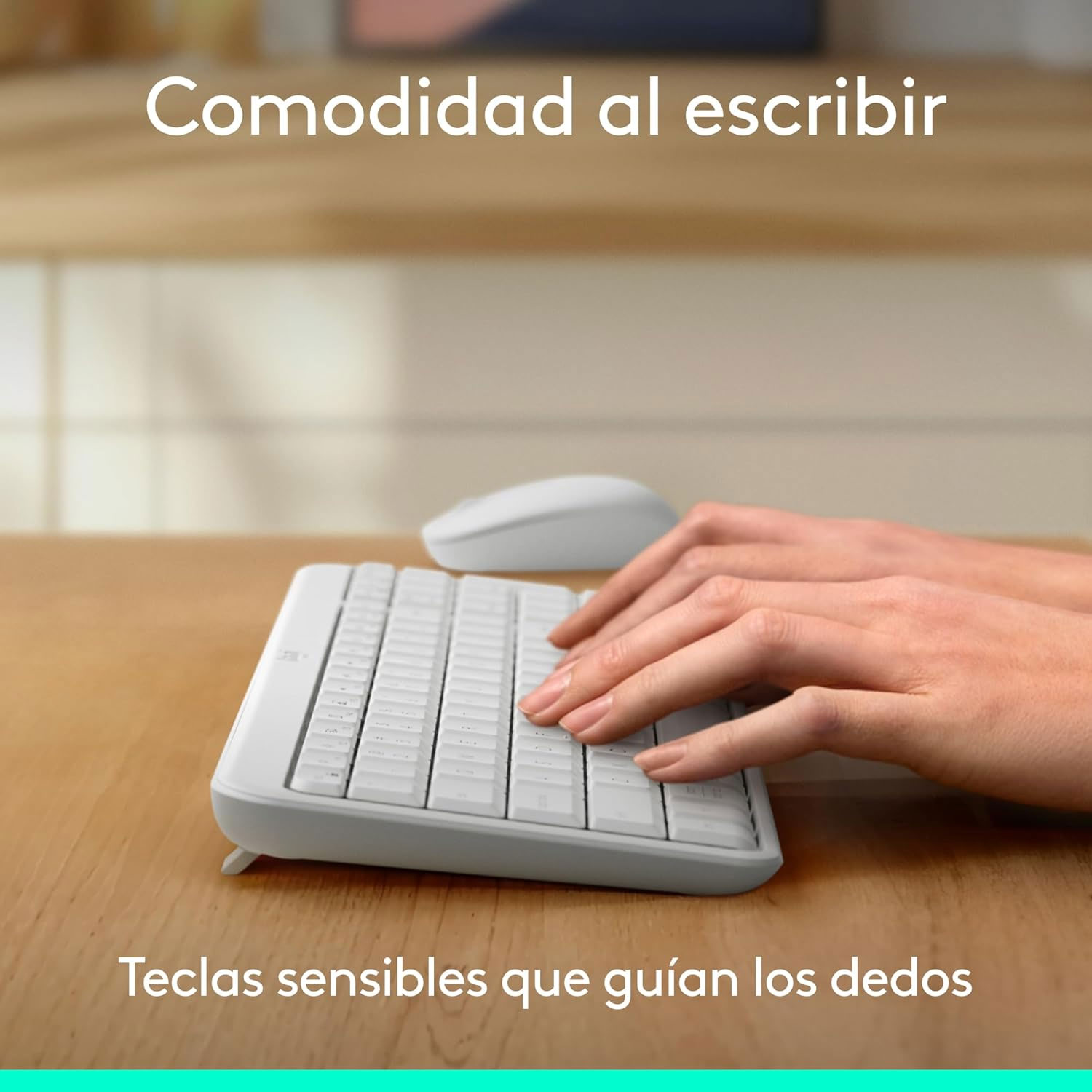 TECLADO LOGITECH K250 BLUETOOTH INALÁMBRICO ESPAÑOL BLANCO - 4