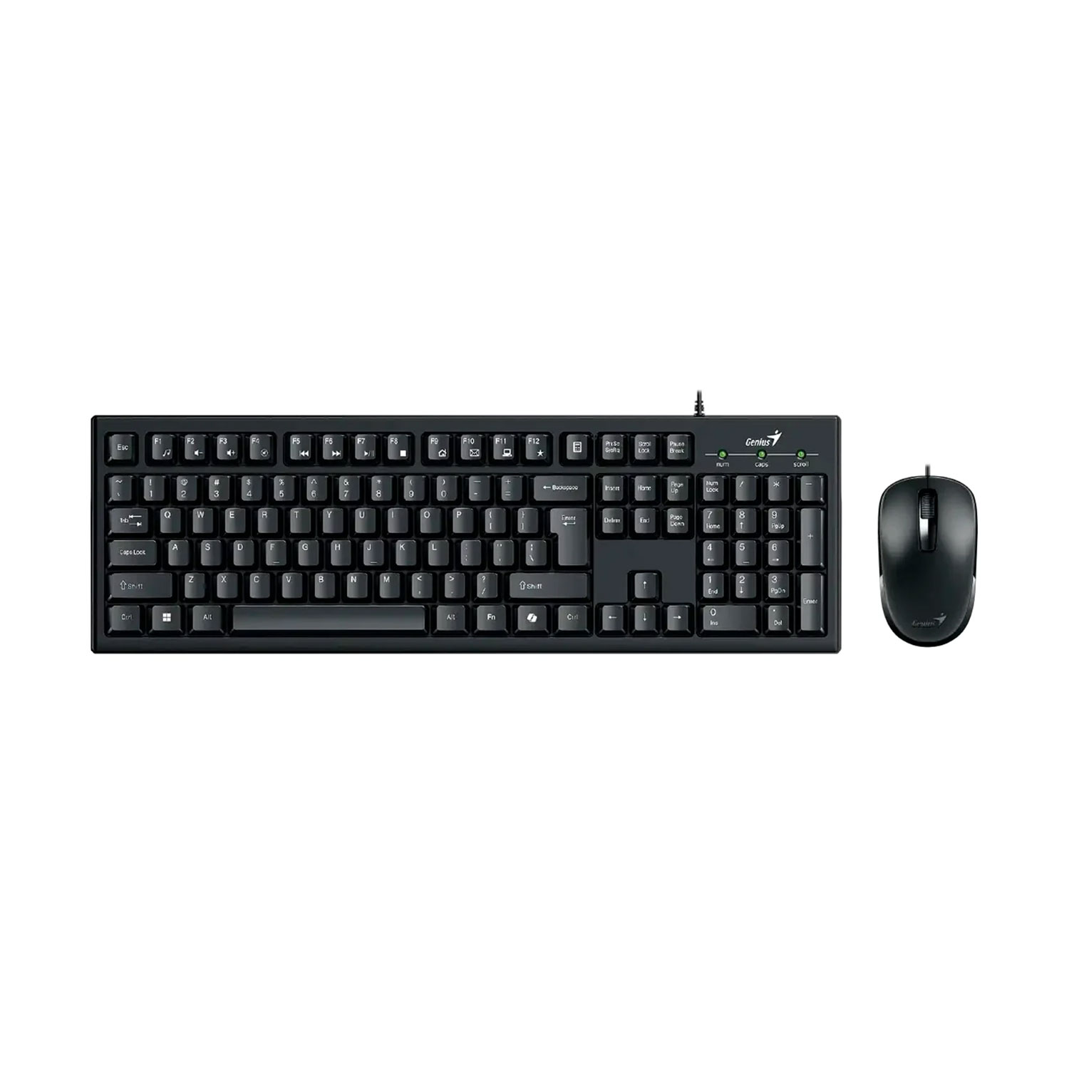 KIT TECLADO + MOUSE GENIUS KM-100SE USB ESPAÑOL NEGRO - 2