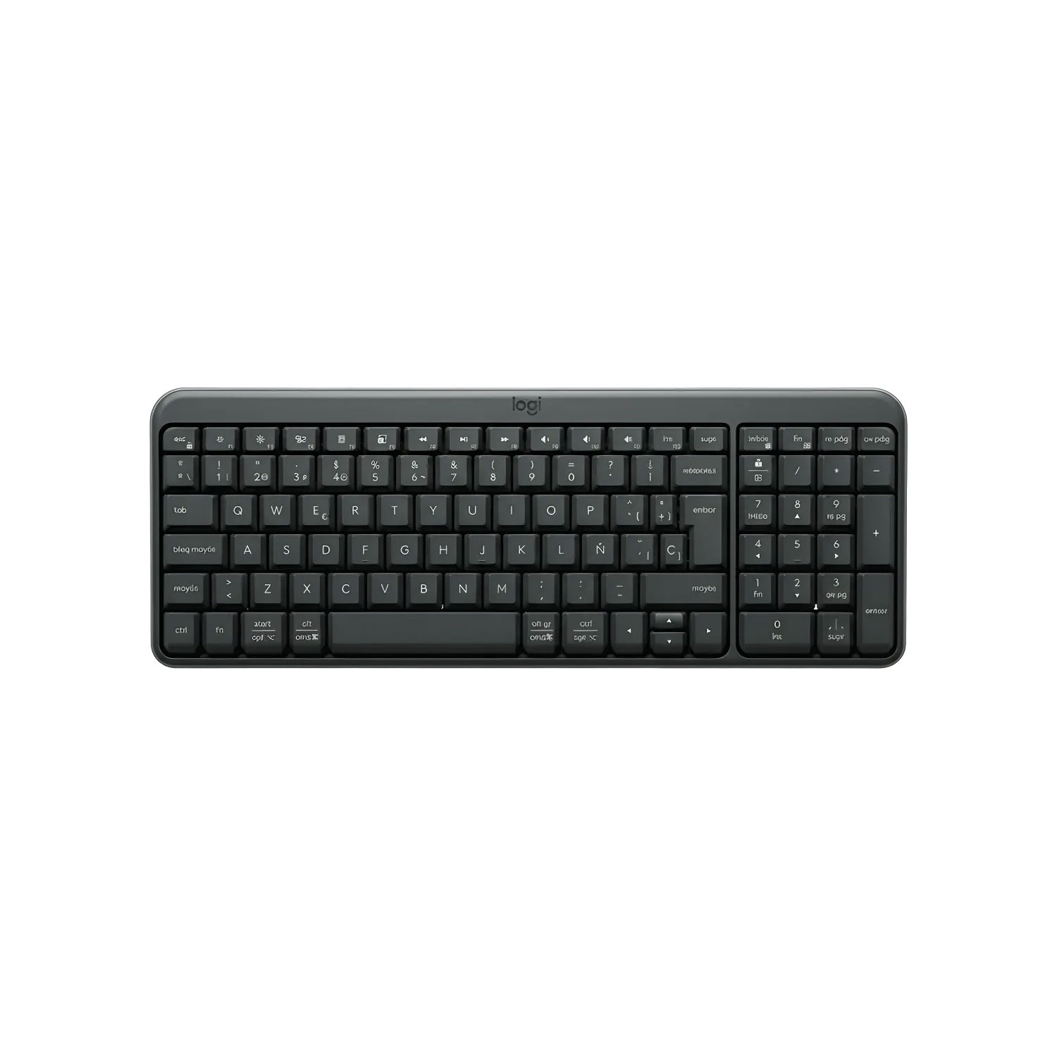 TECLADO LOGITECH K250 BLUETOOTH INALÁMBRICO ESPAÑOL NEGRO - 1