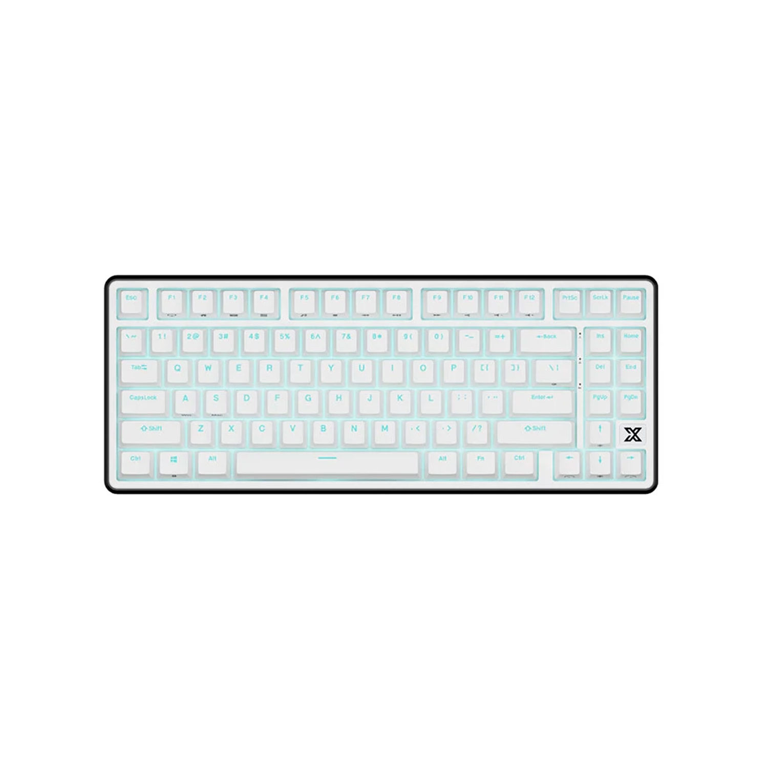 TECLADO GAMER ROYAL KLUDGE RK X87 CABLEADO SP BLACK NIGHT SWITCH CREAMY - 1