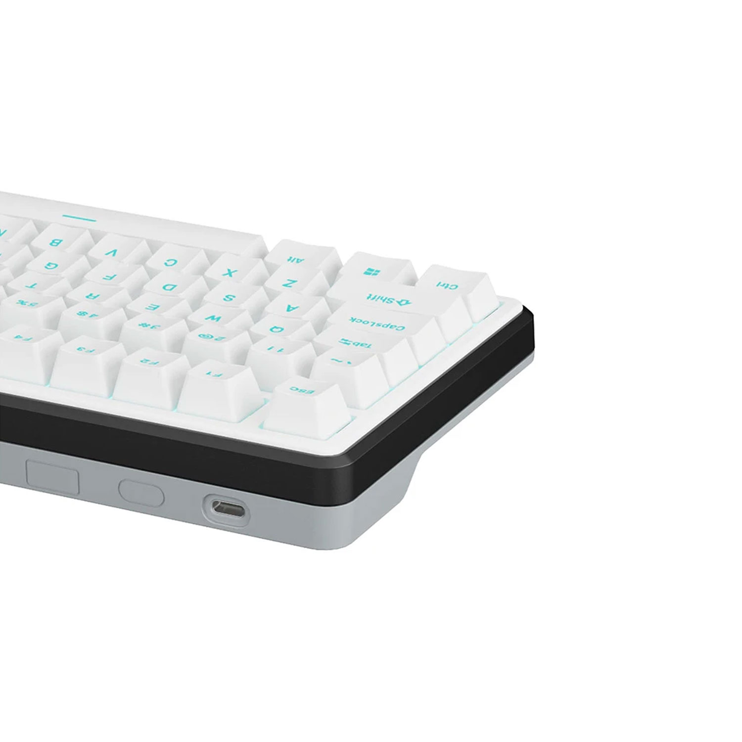 TECLADO GAMER ROYAL KLUDGE RK X87 CABLEADO SP BLACK NIGHT SWITCH CREAMY - 5