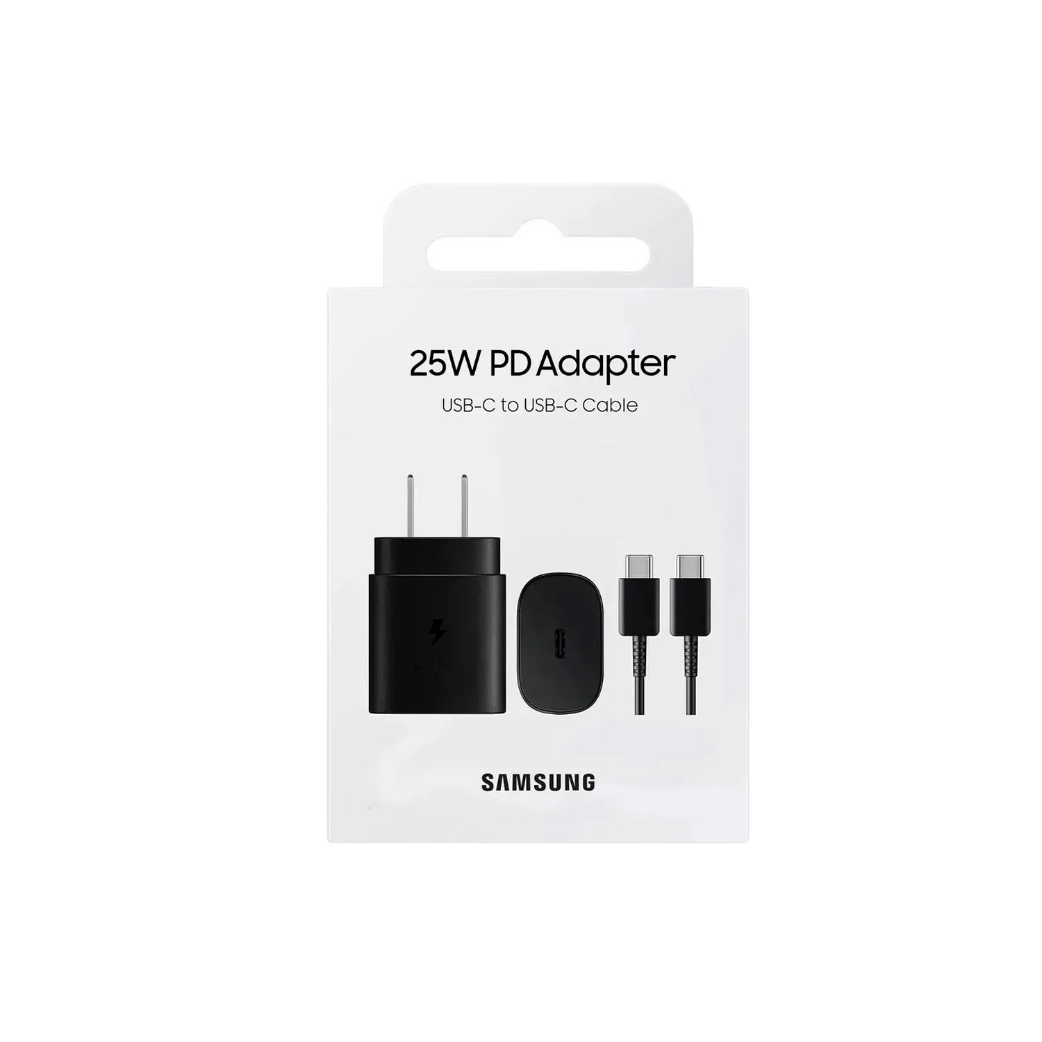CARGADOR DE PARED SAMSUNG EP-T2510XBEGUS 25W CON CABLE USB-C CARGA RÁPIDA NEGRO - 4