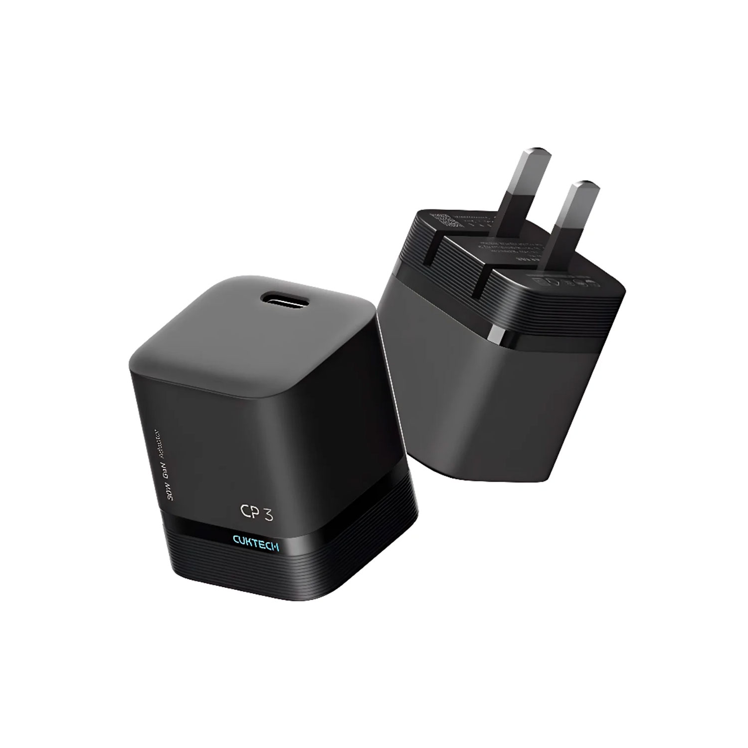 CARGADOR DE PARED CUKTECH AC301 GAN 40W USB-C CARGA RÁPIDA NEGRO - 2