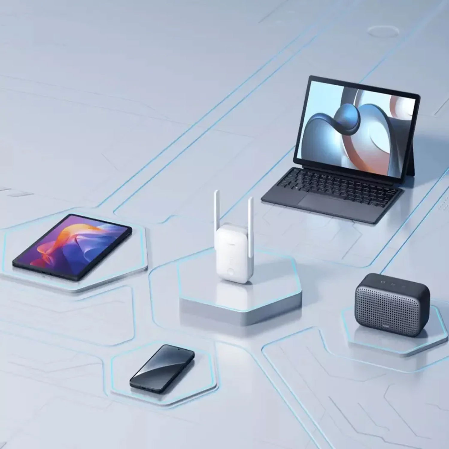 EXTENSOR WIFI XIAOMI AX1500 REPETIDOR INALÁMBRICO BLANCO - 6