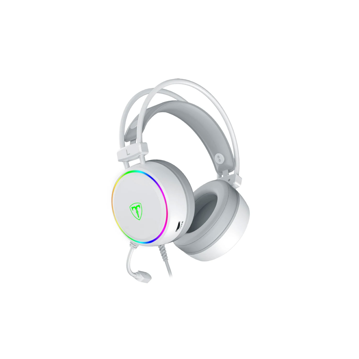 AURICULARES GAMER T-DAGGER SONA WHITE CON MICRÓFONO - 4