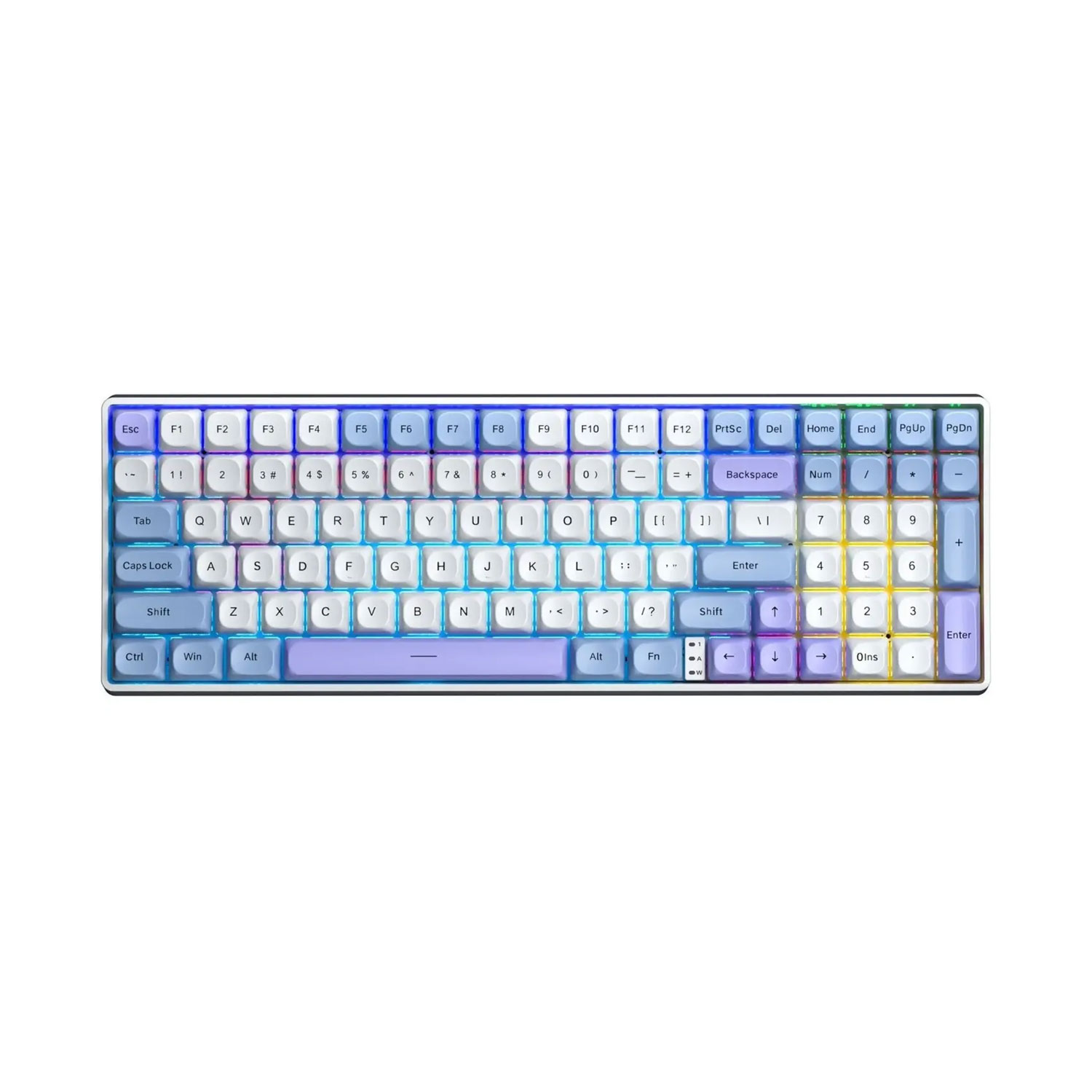 TECLADO GAMER AULA S100 PRO INALÁMBRICO INGLÉS RED SWITCH - 1