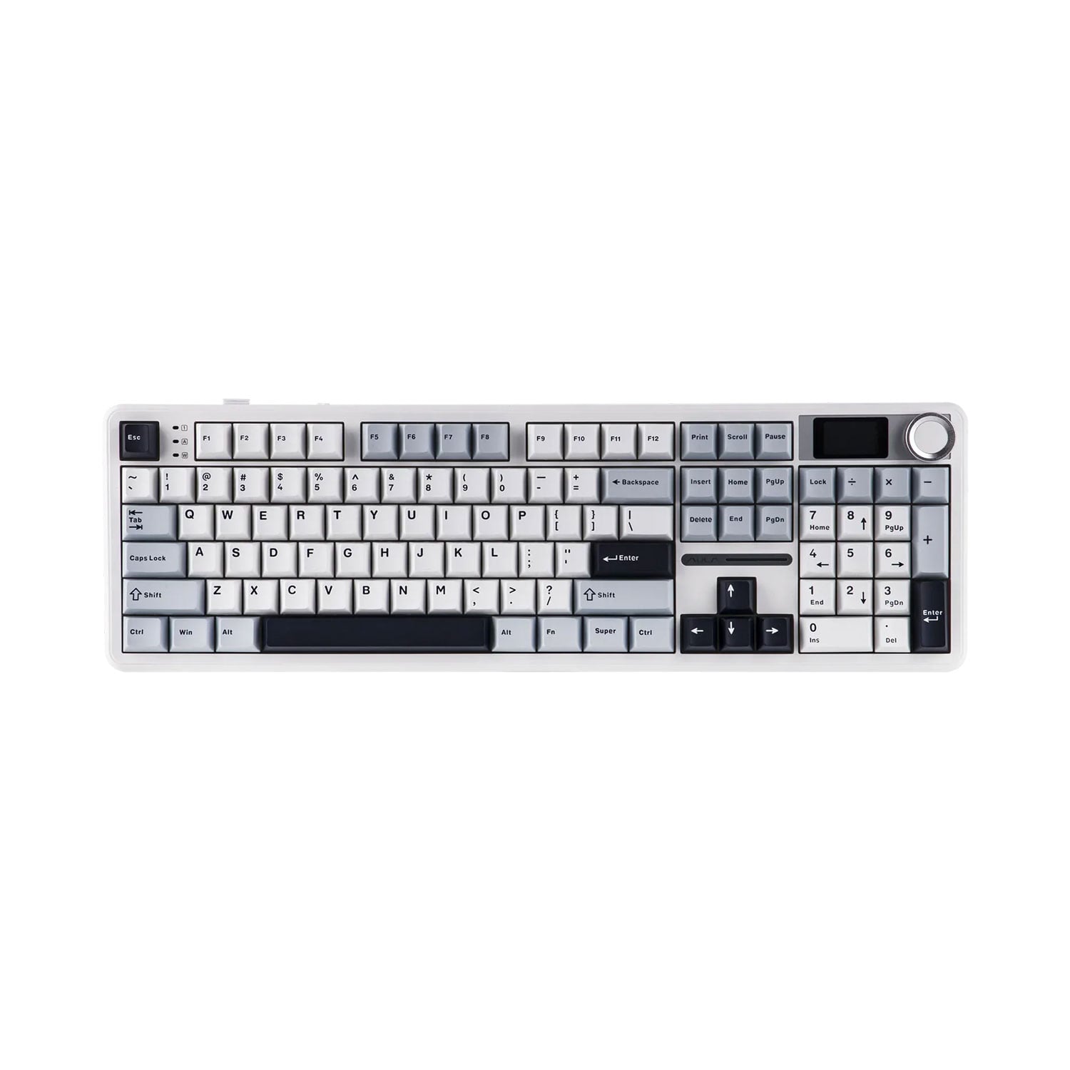 TECLADO GAMER AULA F108 PRO INALÁMBRICO INGLÉS FLOWER SWITCH - 1
