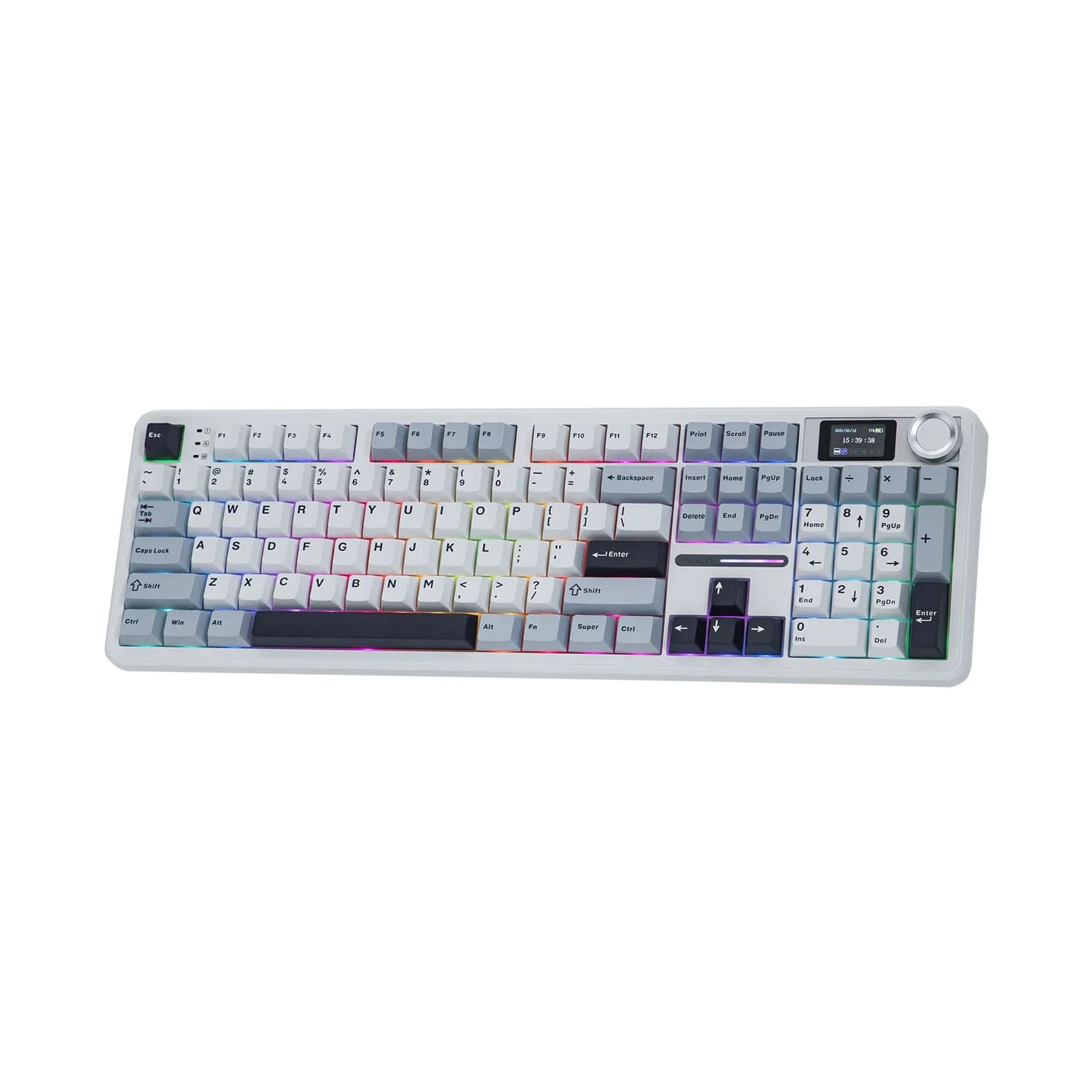 TECLADO GAMER AULA F108 PRO INALÁMBRICO INGLÉS FLOWER SWITCH - 3