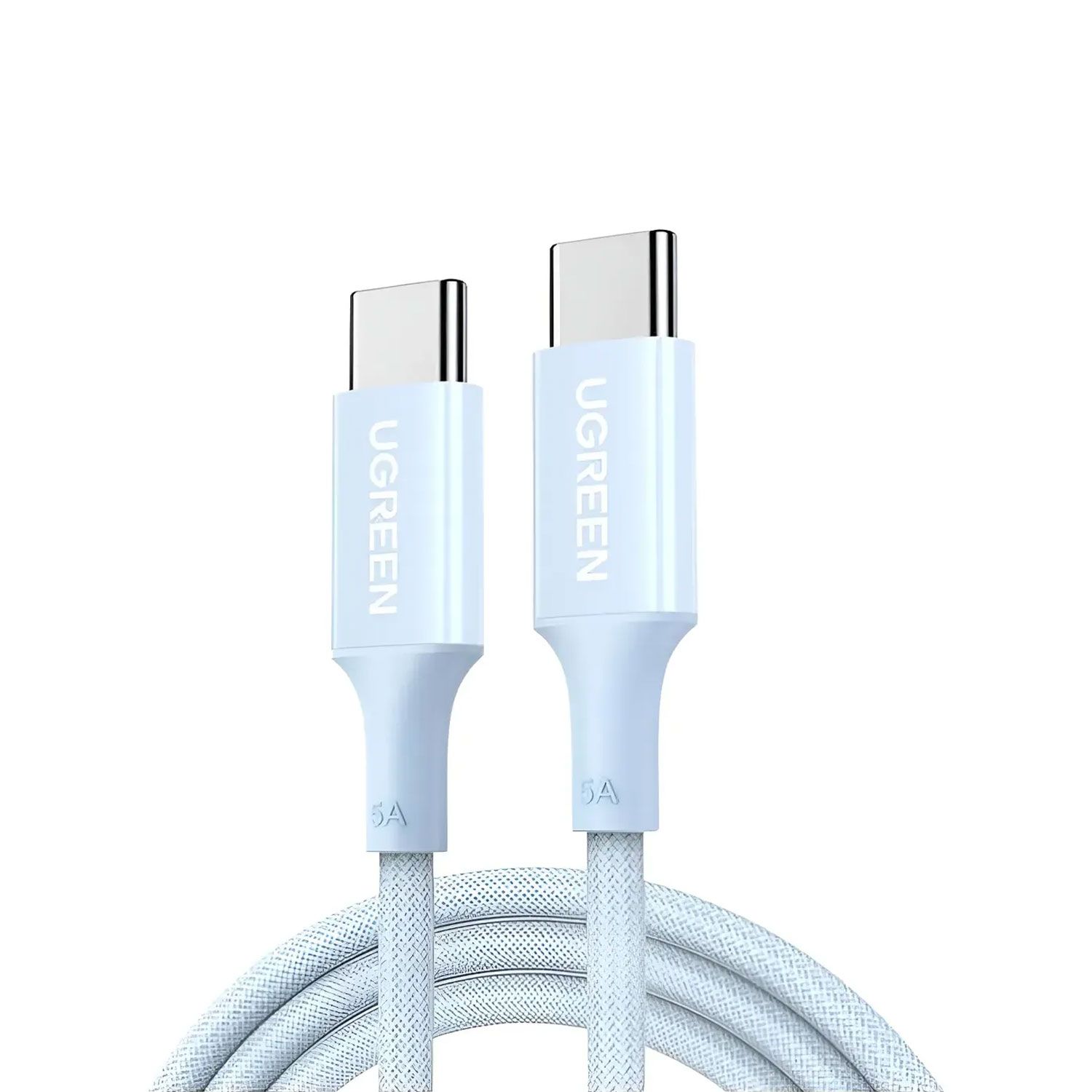 CABLE USB-C A USB-C UGREEN 3A CARGA RÁPIDA PD 1M TRENZADO AZUL 35334-L501 - 1
