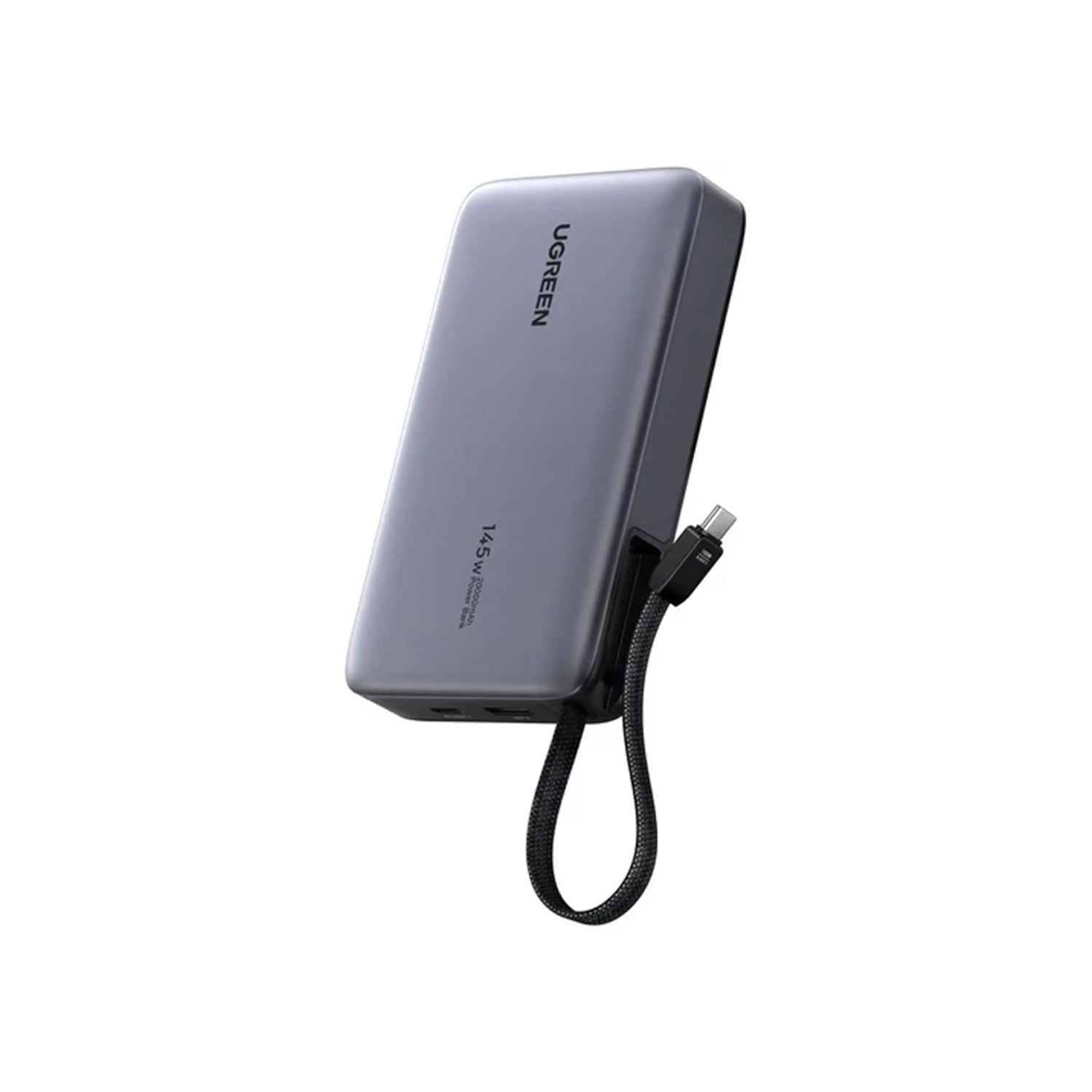 POWER BANK UGREEN 145W 20000MAH CON CABLE INTEGRADO CARGA RÁPIDA PB551-55992B - 1