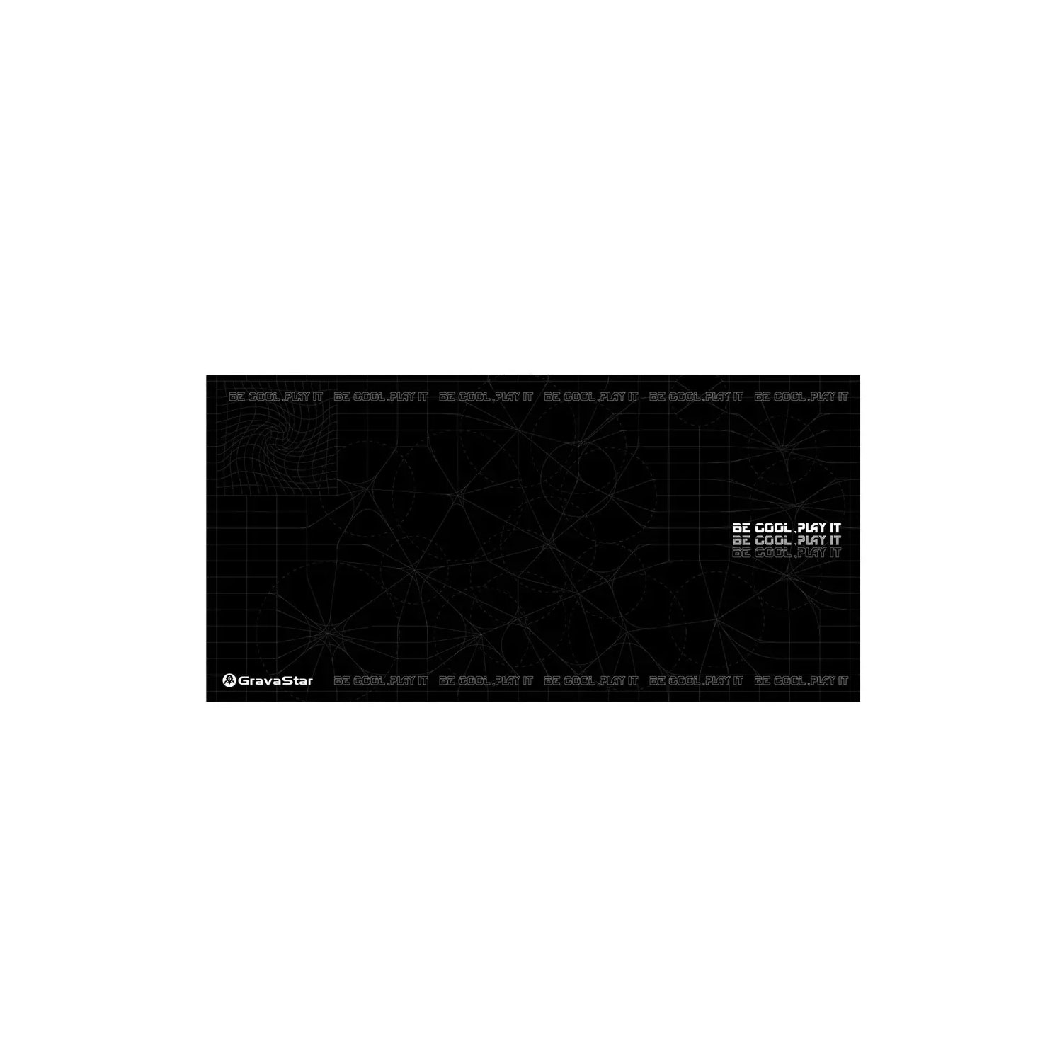 MOUSE PAD GRAVASTAR XL COLOR NEGRO - 1