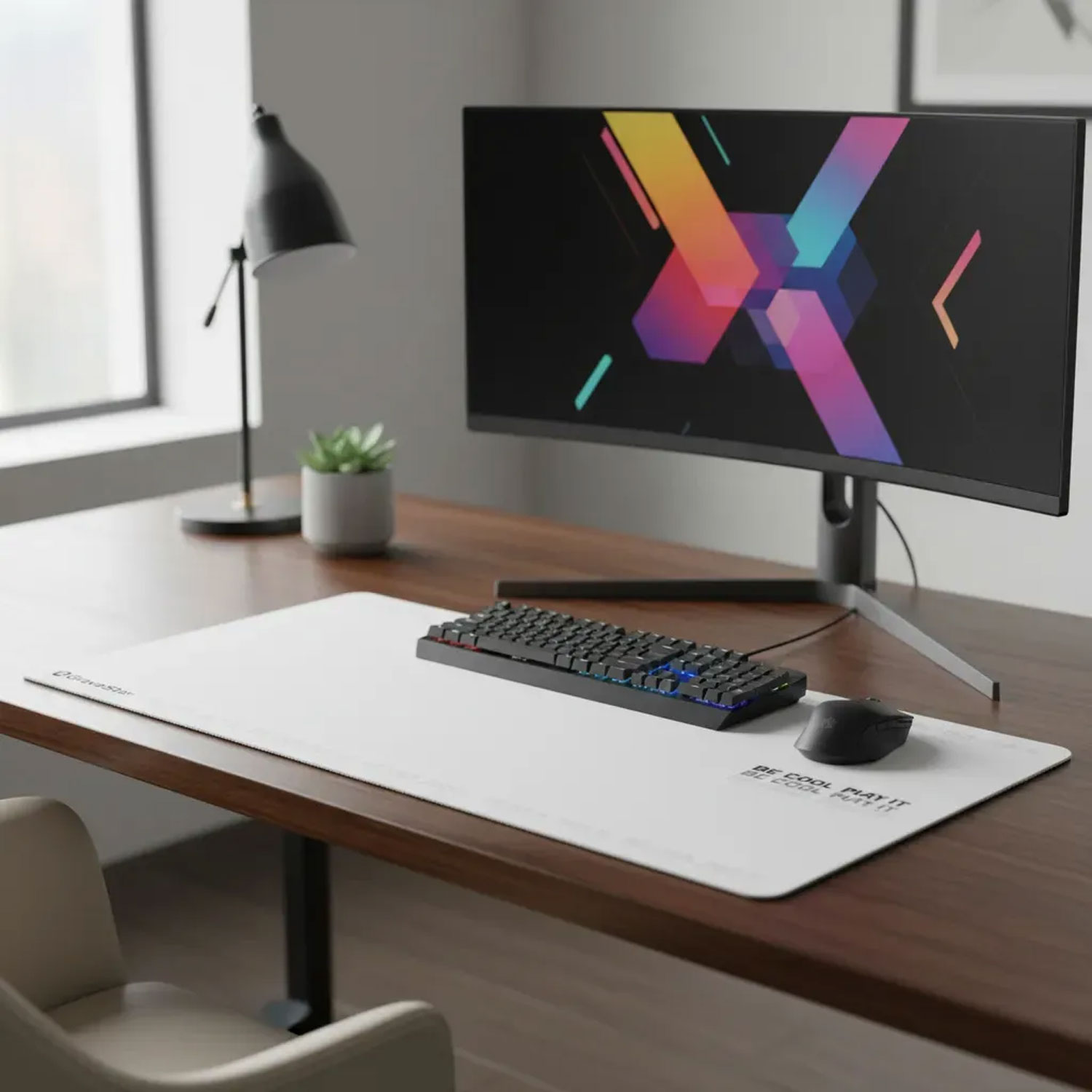 MOUSE PAD GRAVASTAR XL COLOR BLANCO - 5
