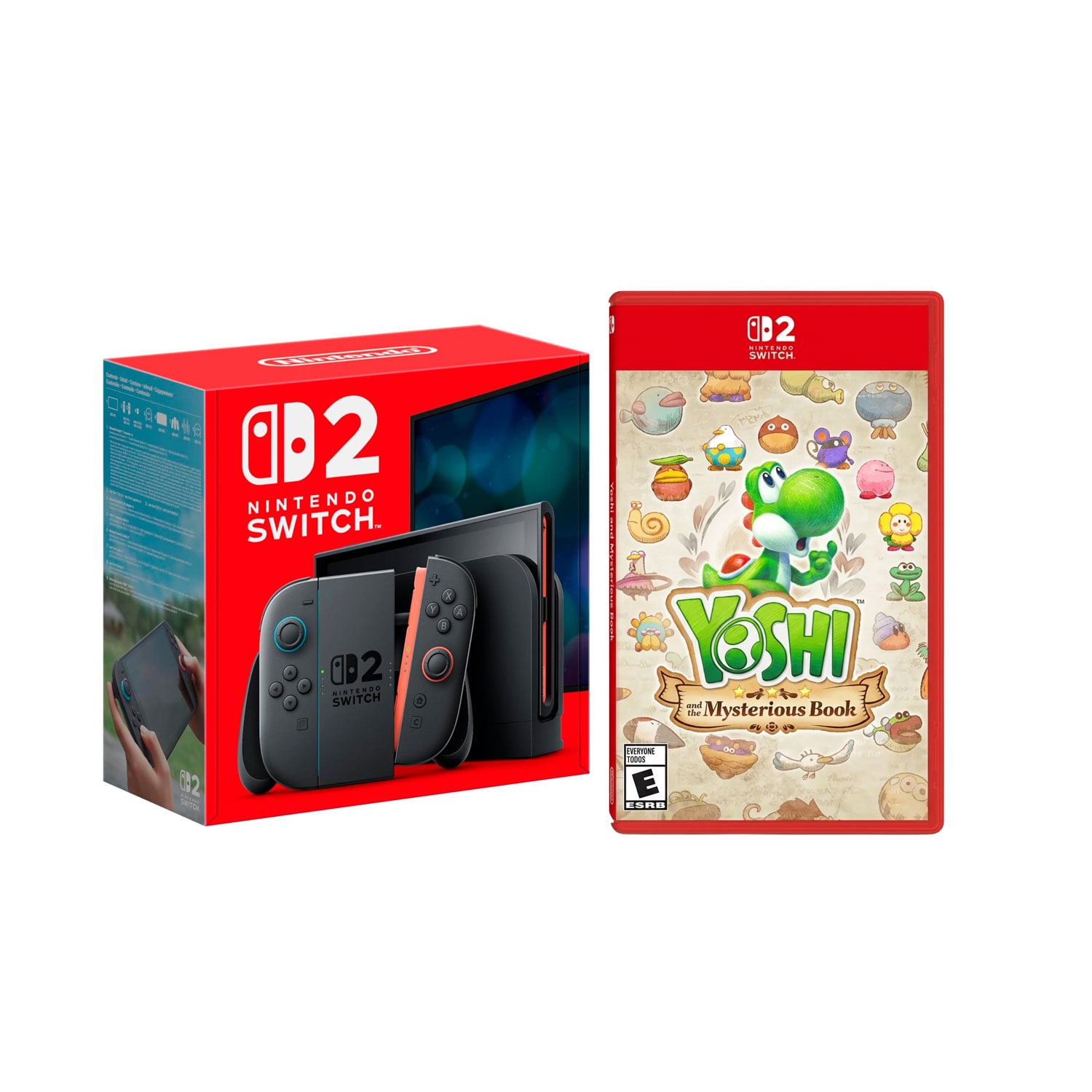 CONSOLA NINTENDO SWITCH 2 + YOSHI AND THE MYSTERIOUS BOOK - 1