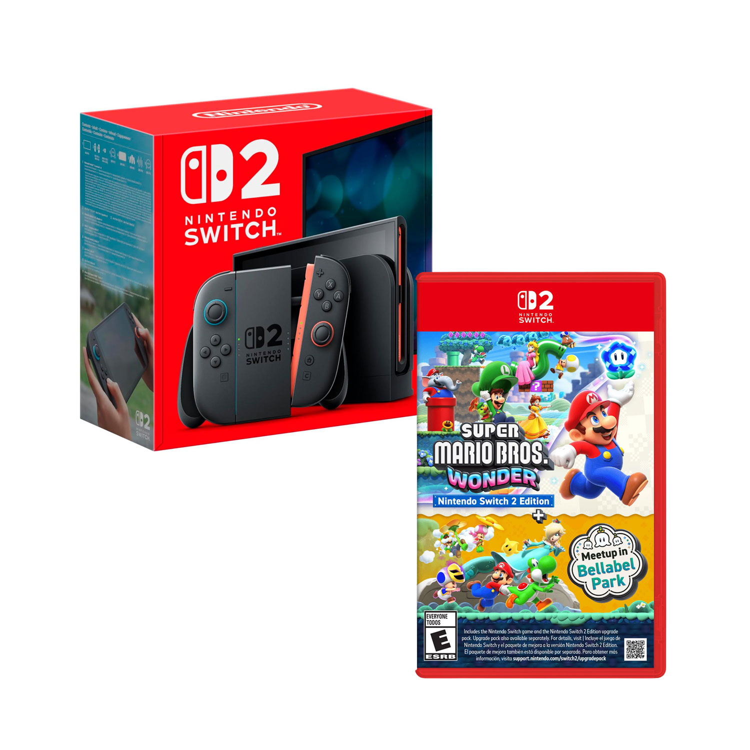 CONSOLA NINTENDO SWITCH 2 256GB + SUPER MARIO BROS WONDER + MEETUP IN BELLABEL PARK - 1