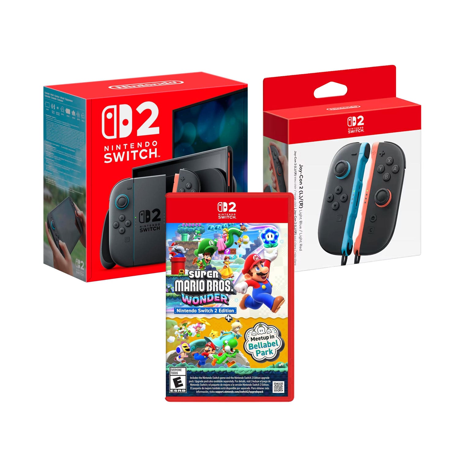 CONSOLA NINTENDO SWITCH 2 + SUPER MARIO BROS. WONDER + JOY-CON SWITCH 2 - 1