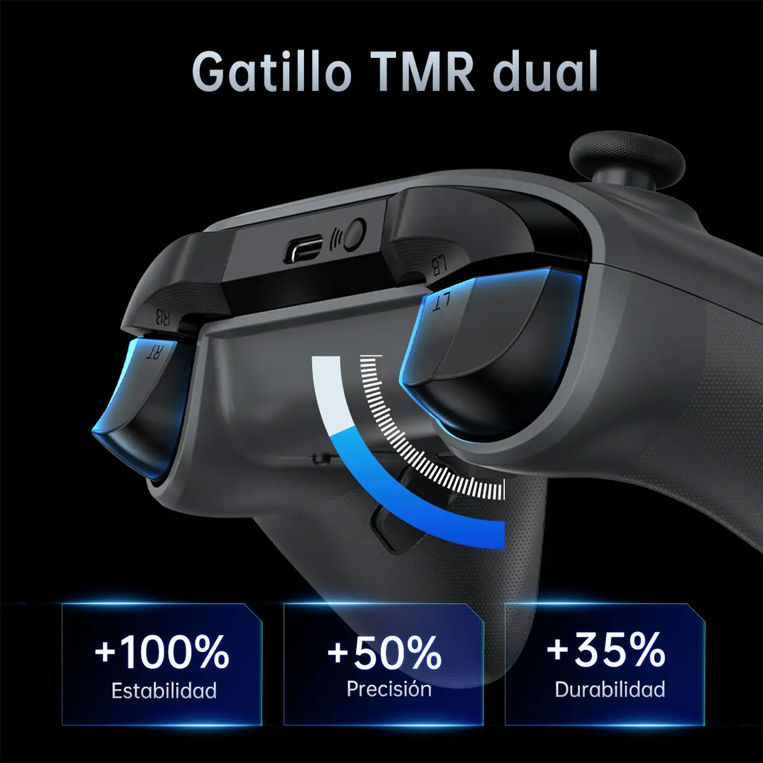 GAMEPAD MACHENIKE G6 V2 GRIS - 2