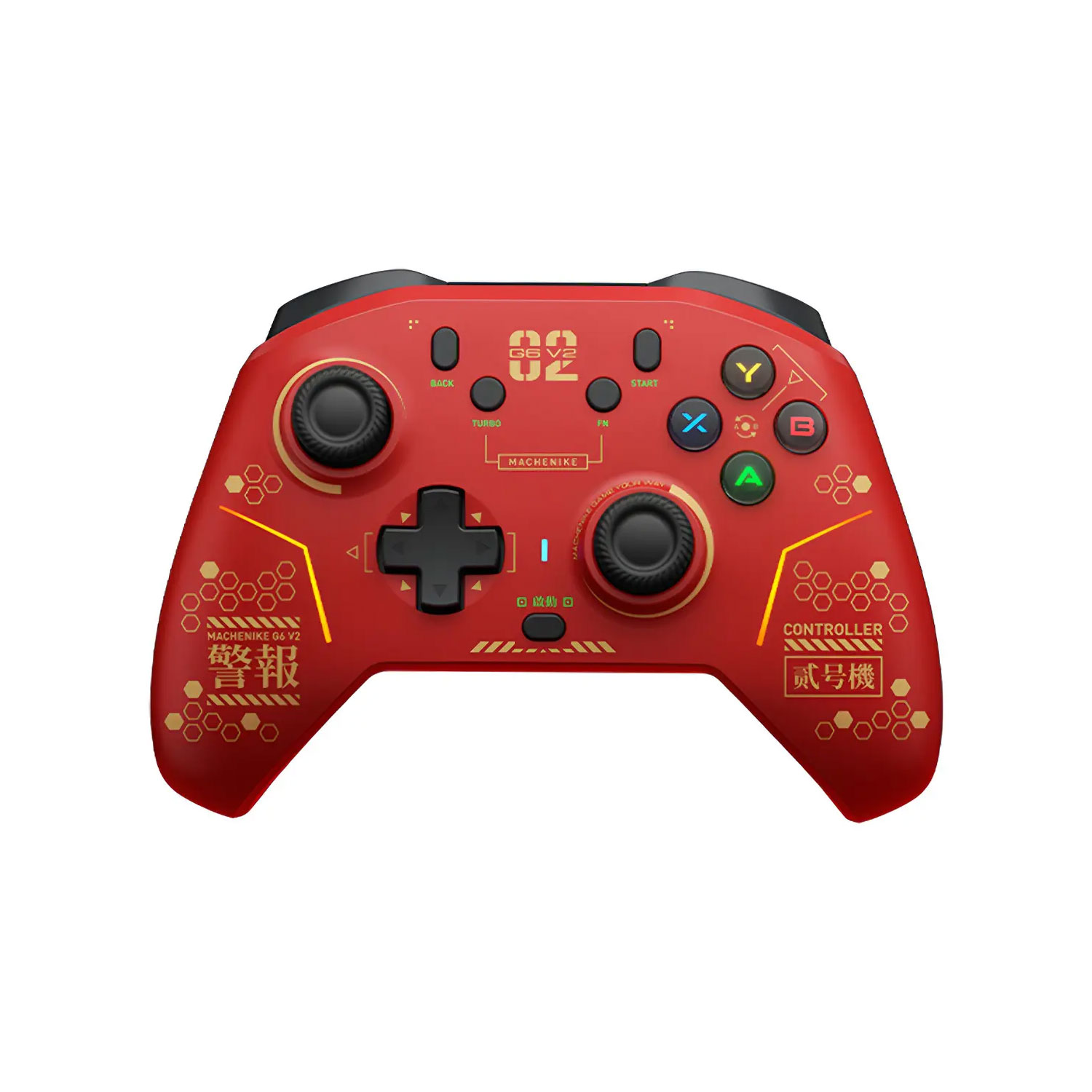 GAMEPAD MACHENIKE G6 V2 PREMIUM EDITION ROJO - 1
