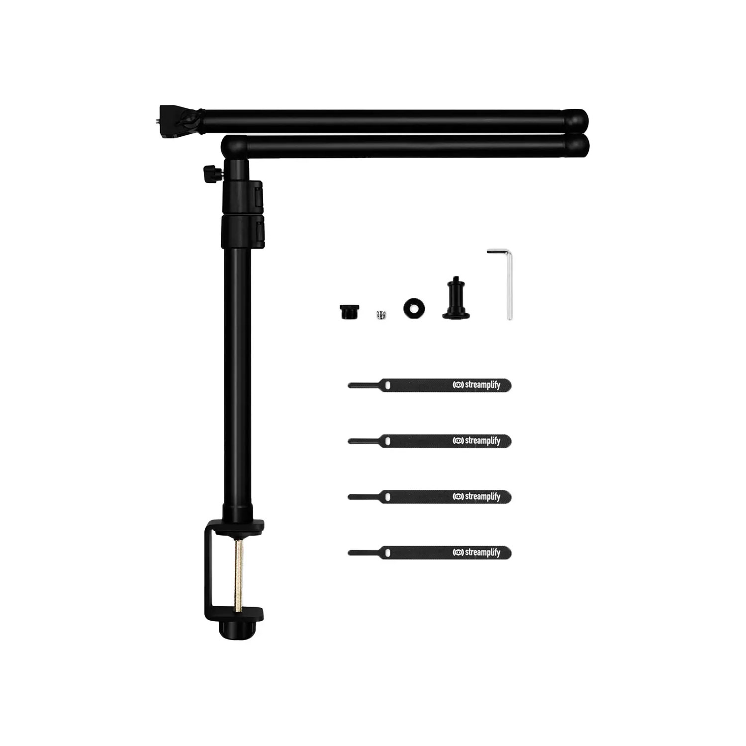 BRAZO PARA MICROFONO STREAMPLIFY MOUNT LIFT LIGHT BK NEGRO - 3