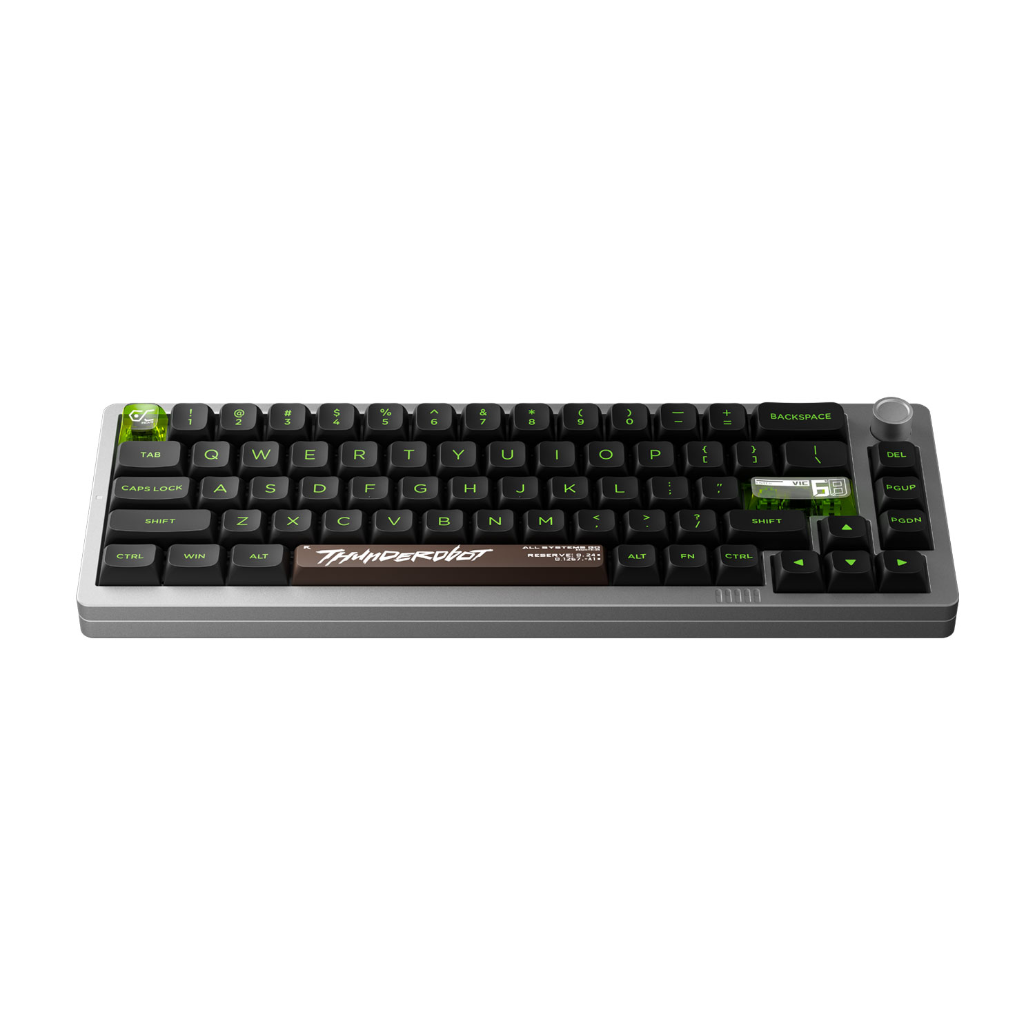 TECLADO GAMER THUNDEROBOT VIC68 SE CABLEADO POLAR MAGNETIC SWITCH PRO+ SILVER - 2