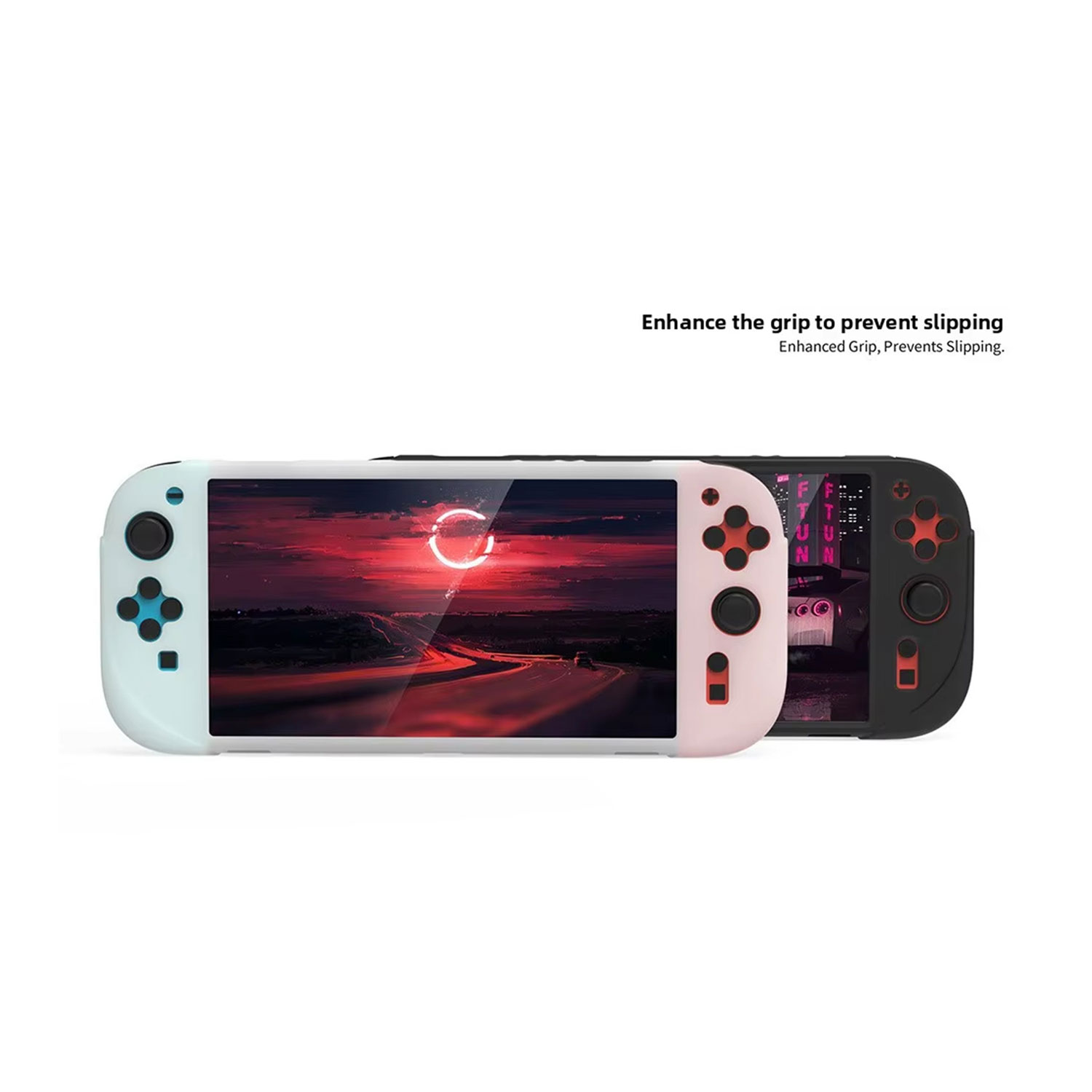 FUNDA DE SILICONA DOBE PARA NINTENDO SWITCH 2 TNS-5171-BLACK - 3