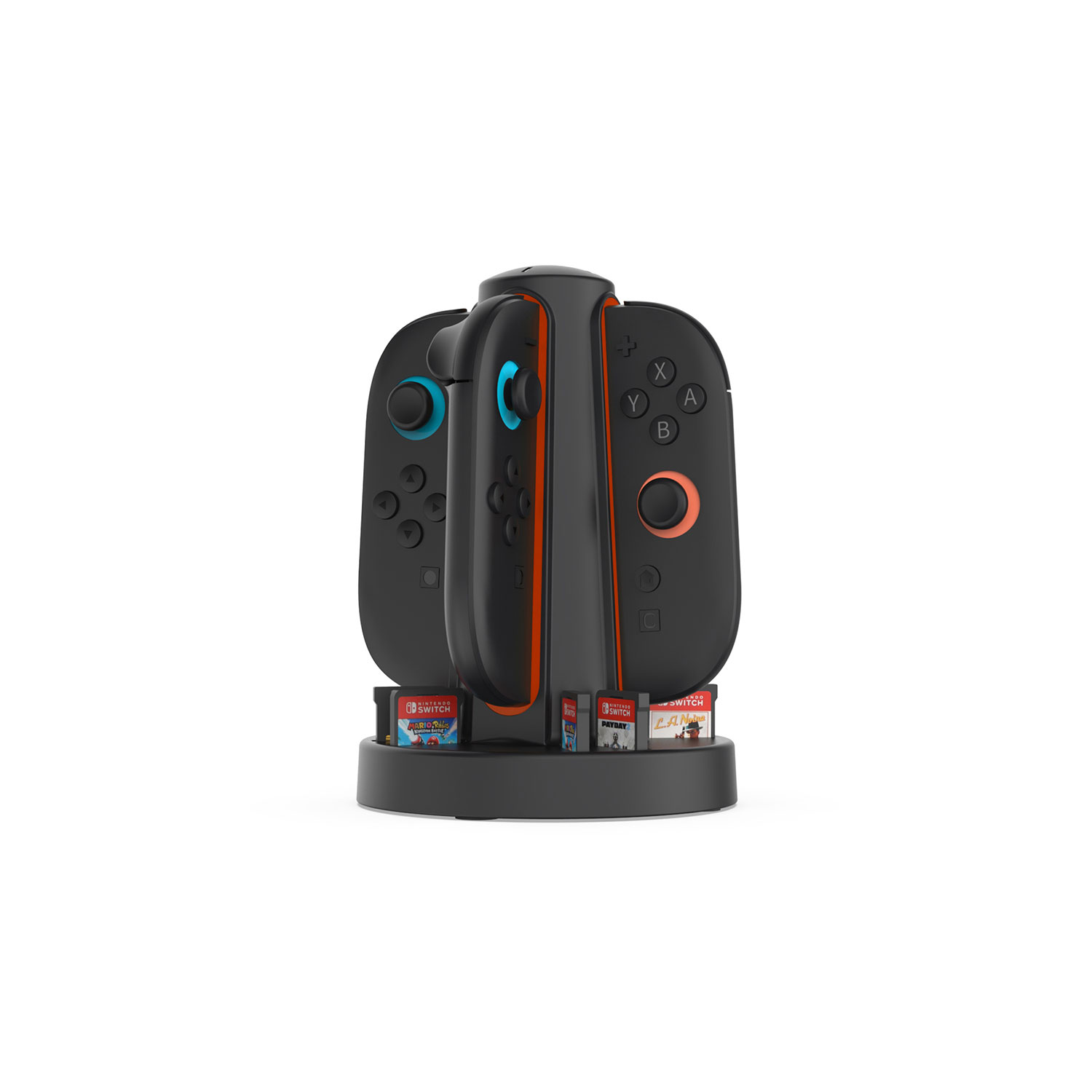 BASE DE CARGA DOBE PARA JOY-CON NINTENDO SWITCH 2 TNS-3172-BLACK - 1
