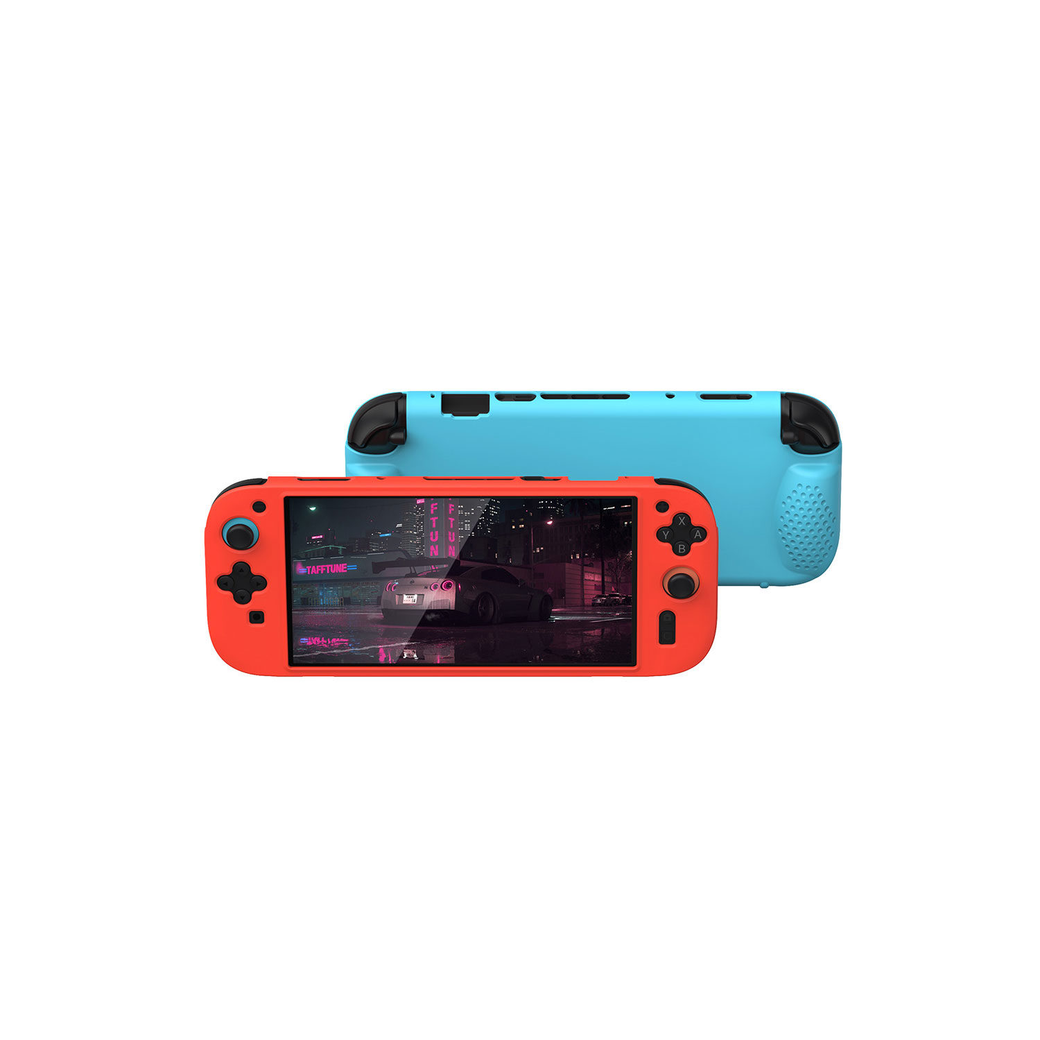 FUNDA DE SILICONA DOBE PARA NINTENDO SWITCH 2 TNS-5171-RED - 3