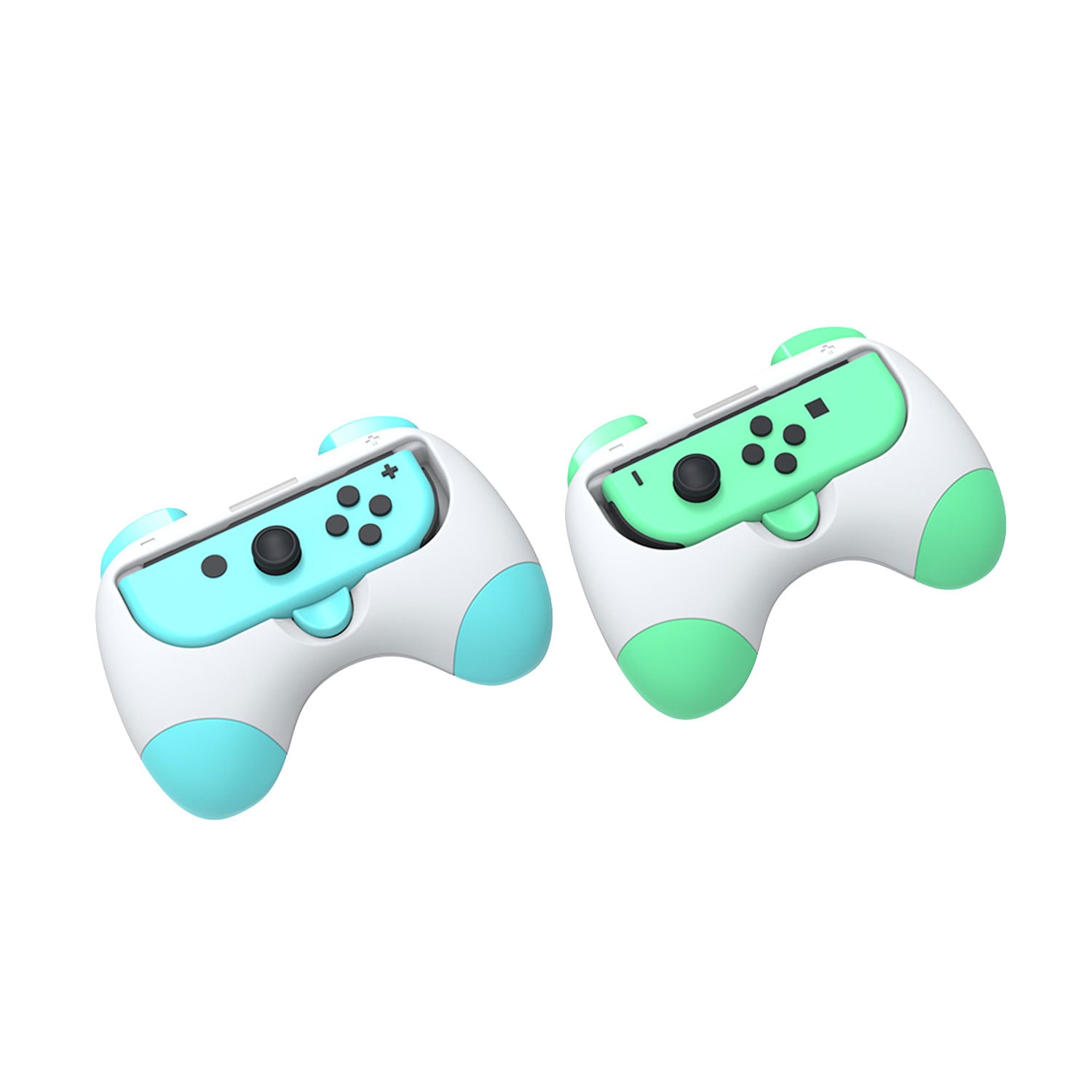 GRIP PARA JOY-CON DOBE NINTENDO SWITCH OLED COLOR VERDE/AZUL TNS-2130 - 2