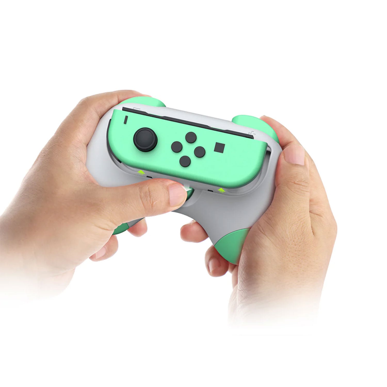 GRIP PARA JOY-CON DOBE NINTENDO SWITCH OLED COLOR VERDE/AZUL TNS-2130 - 3