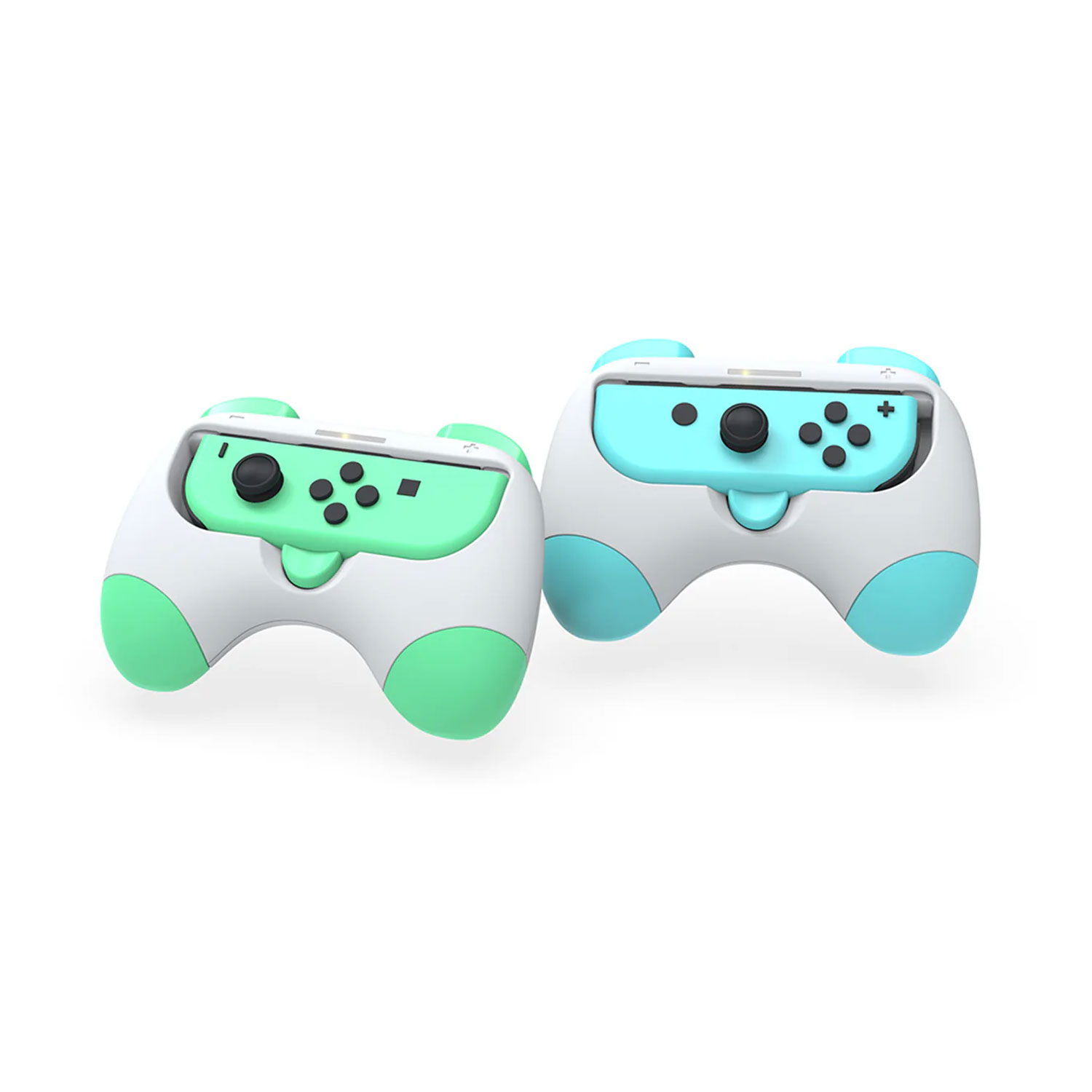 GRIP PARA JOY-CON DOBE NINTENDO SWITCH OLED COLOR VERDE/AZUL TNS-2130 - 4