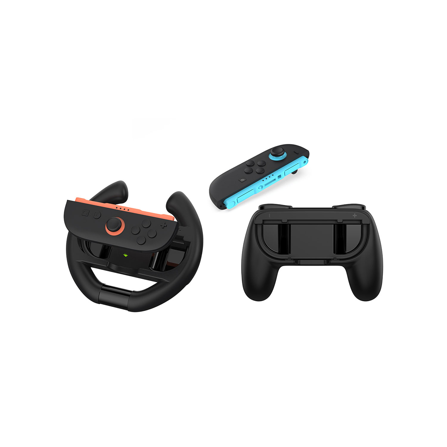 KIT GRIP Y VOLANTE DOBE PARA JOY-CON NINTENDO SWITCH 2 TNS-5109 - 3