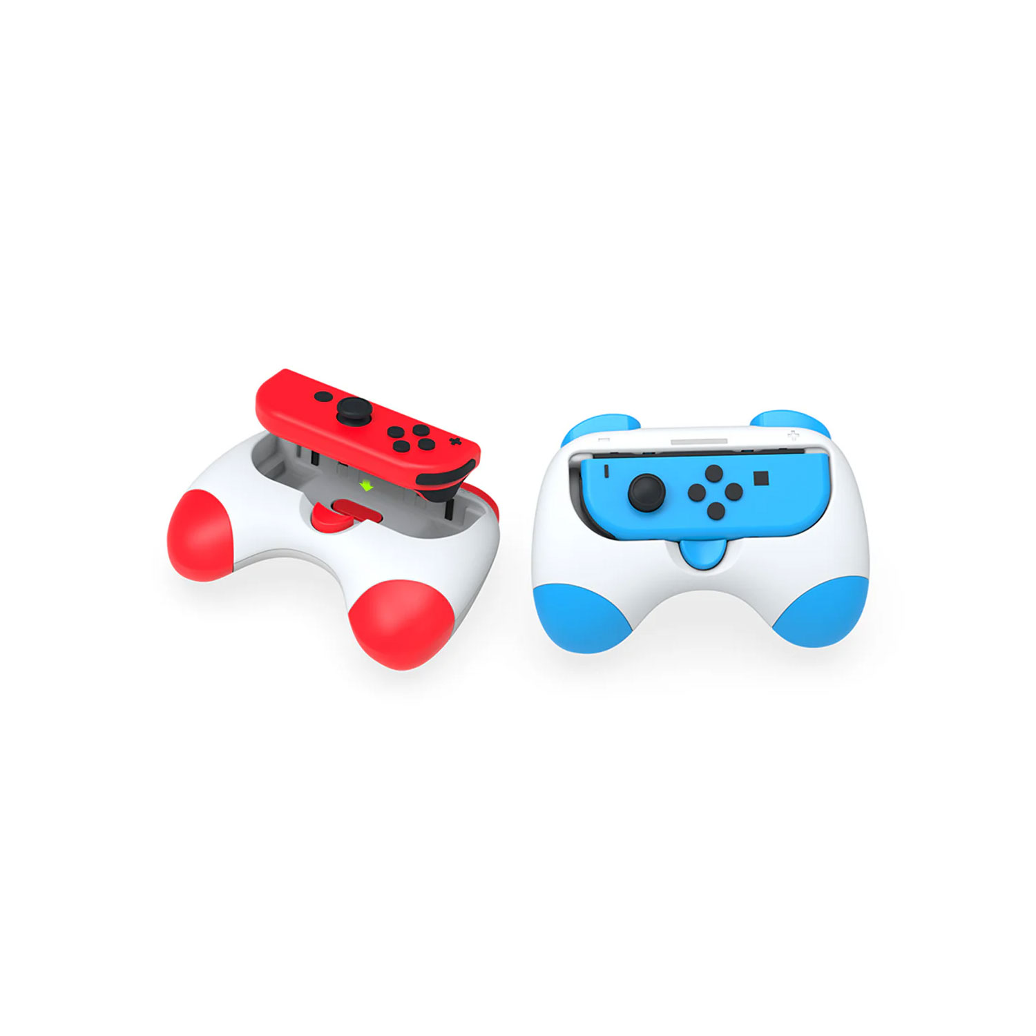 GRIP PARA JOY-CON DOBE PARA NINTENDO SWITCH OLED COLOR ROJO/AZUL TNS-2130 - 2