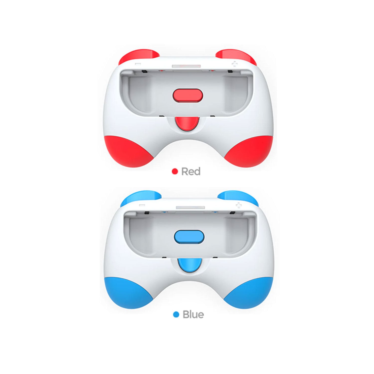 GRIP PARA JOY-CON DOBE PARA NINTENDO SWITCH OLED COLOR ROJO/AZUL TNS-2130 - 3