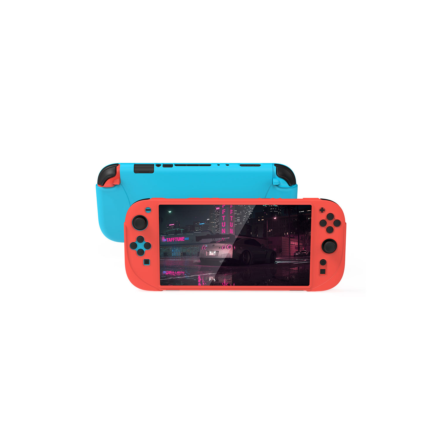 FUNDA PROTECTORA DE SILICONA DOBE PARA NINTENDO SWITCH 2 TNS-3158-RED - 3