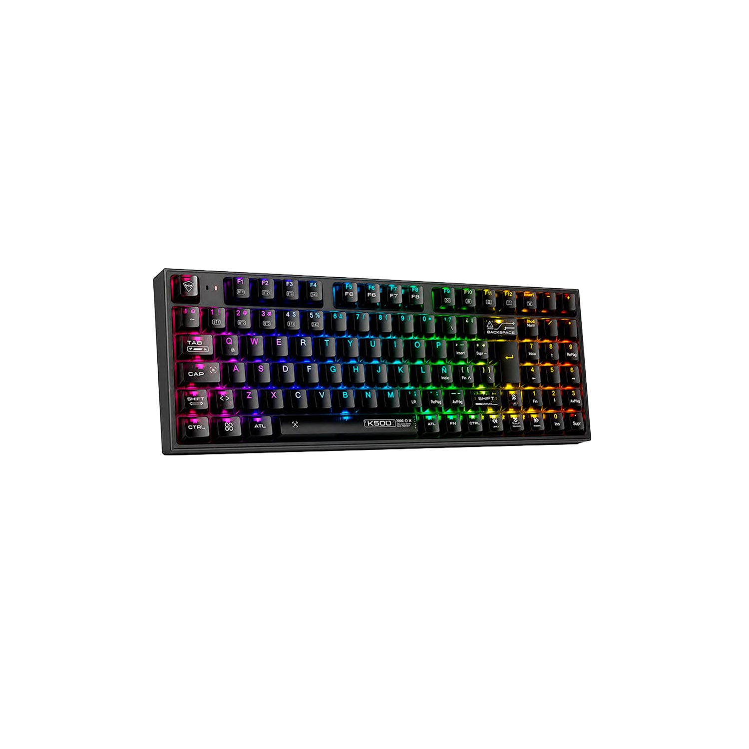 TECLADO GAMER MACHENIKE K500 B94 RGB CABLEADO ESPAÑOL NEGRO - 2
