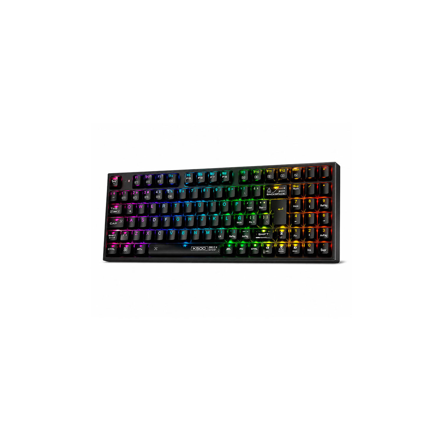 TECLADO GAMER MACHENIKE K500 B94 RGB CABLEADO ESPAÑOL NEGRO - 3