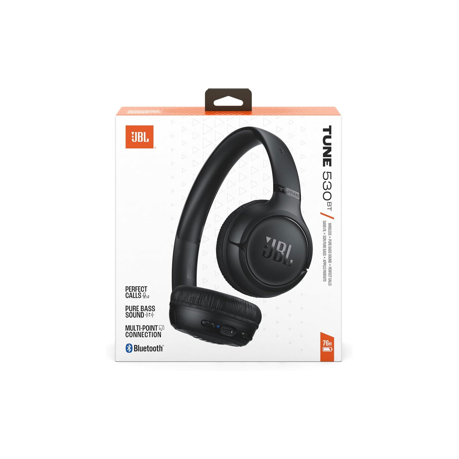 AUDÍFONOS JBL TUNE 530BT WIRELESS NEGRO - 6