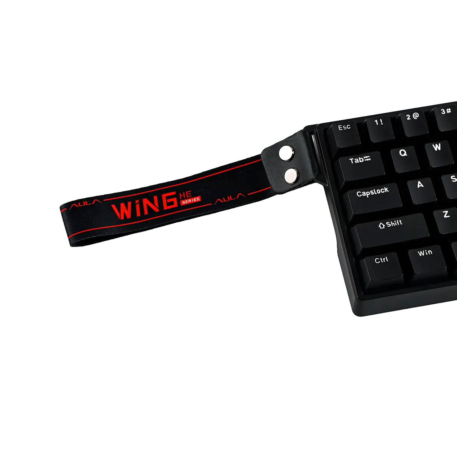 TECLADO GAMER AULA WIN68HE CABLEADO MAGNETIC SWITCH NEGRO/GREY WOOD - 4