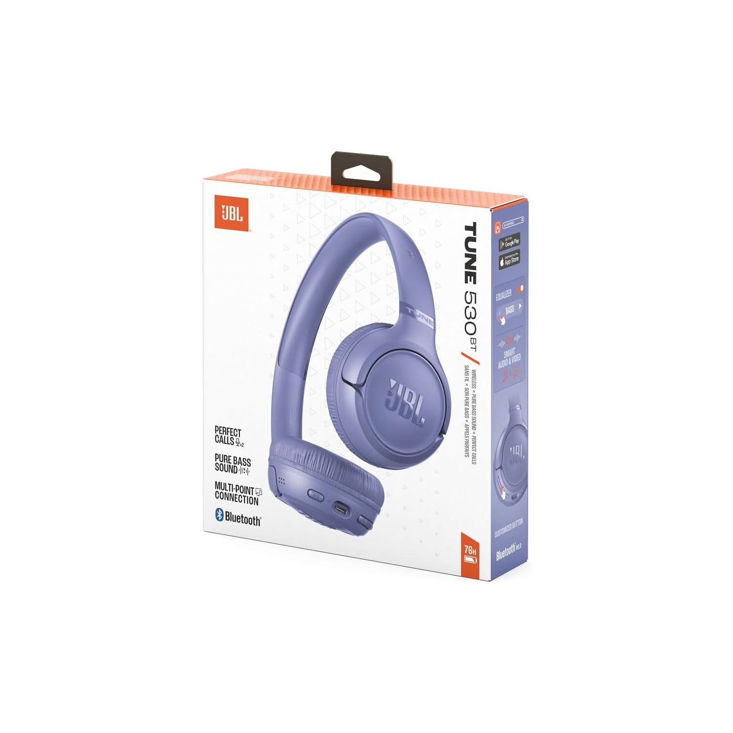 AUDÍFONOS JBL TUNE 530BT WIRELESS LAVANDA - 6